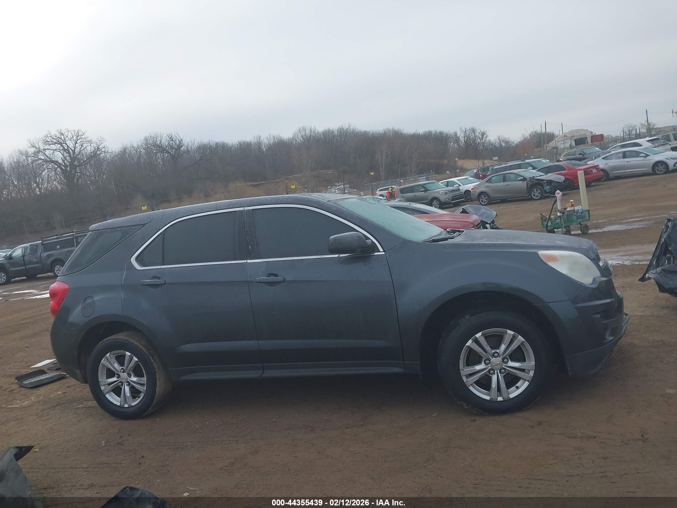 2011 Chevrolet Equinox Ls Gray vin: 2CNFLCEC8B6397887