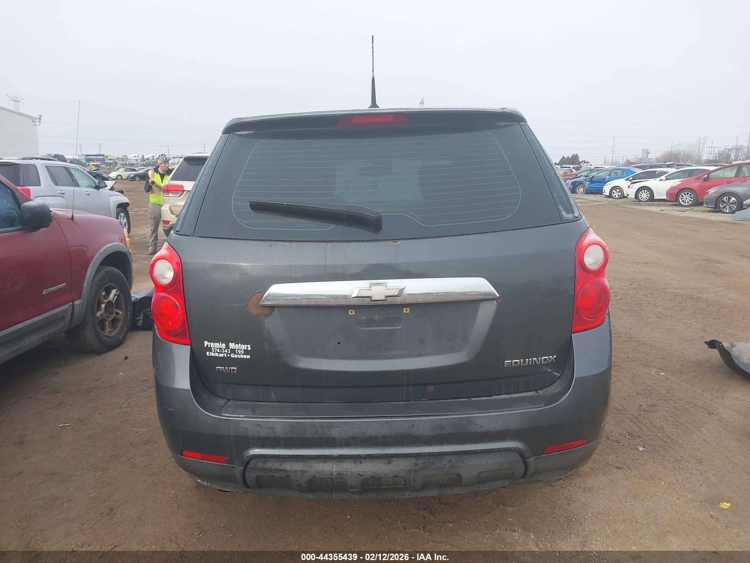 2011 Chevrolet Equinox Ls Gray vin: 2CNFLCEC8B6397887