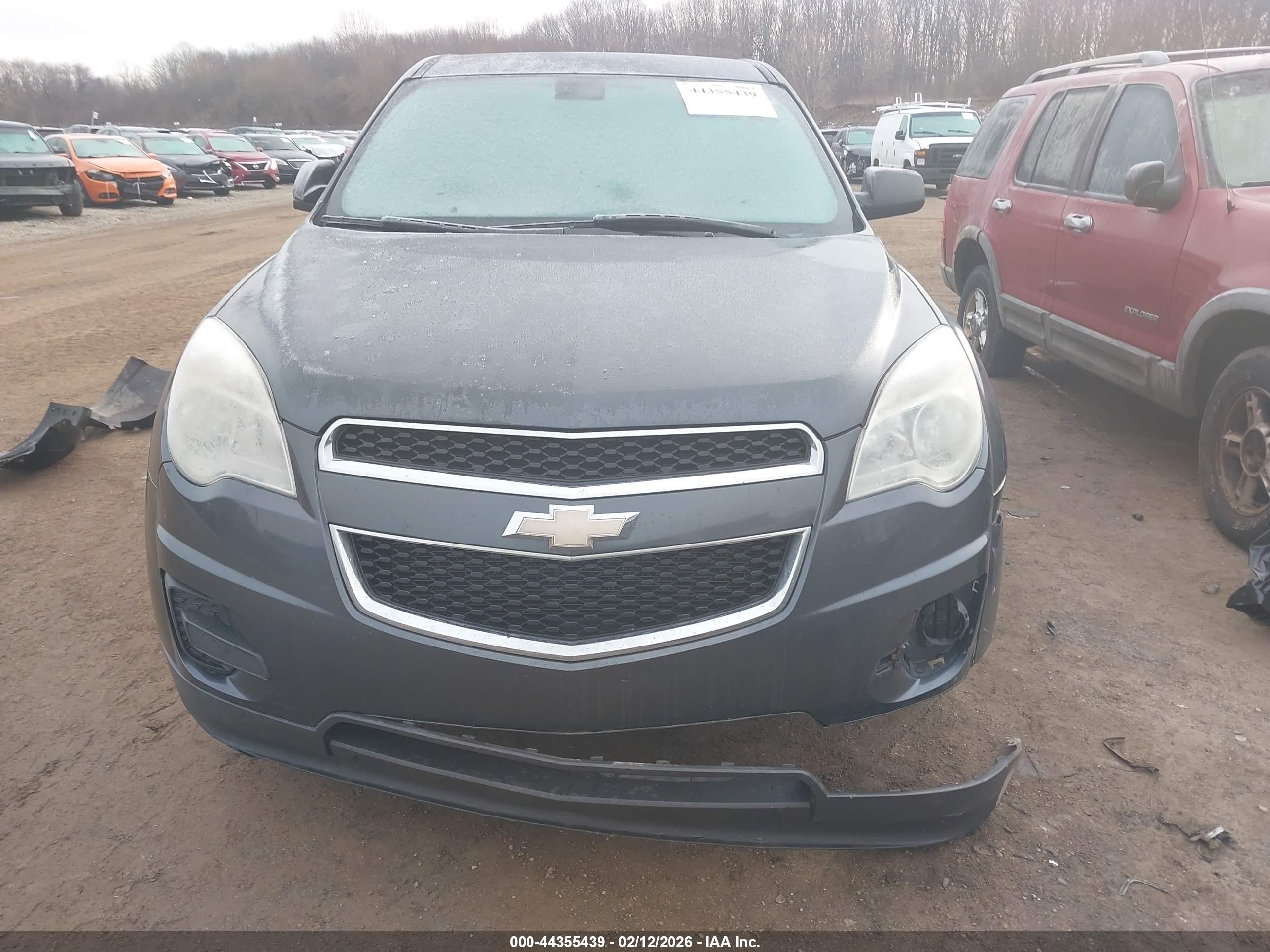 2011 Chevrolet Equinox Ls Gray vin: 2CNFLCEC8B6397887