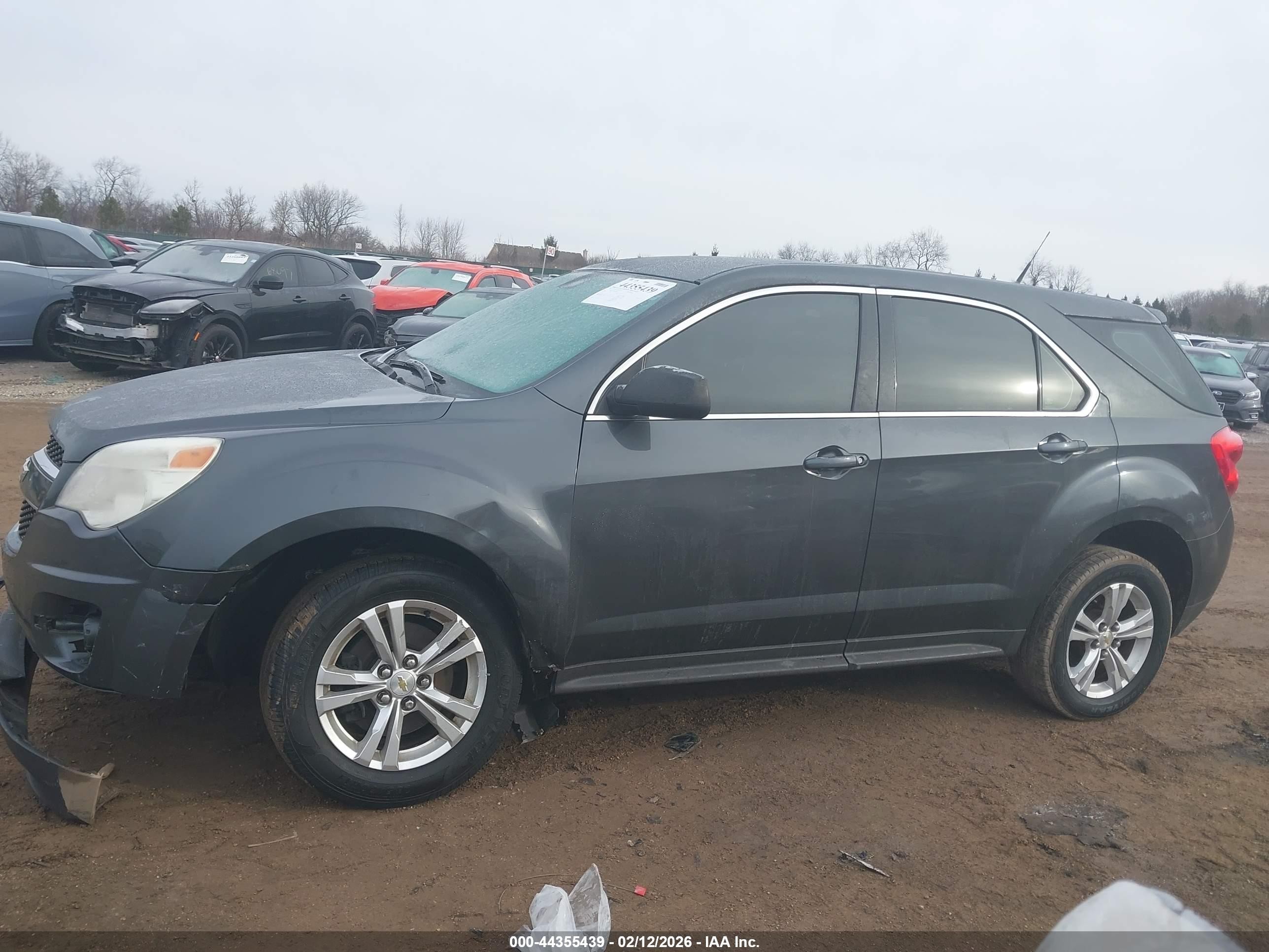 2011 Chevrolet Equinox Ls Gray vin: 2CNFLCEC8B6397887