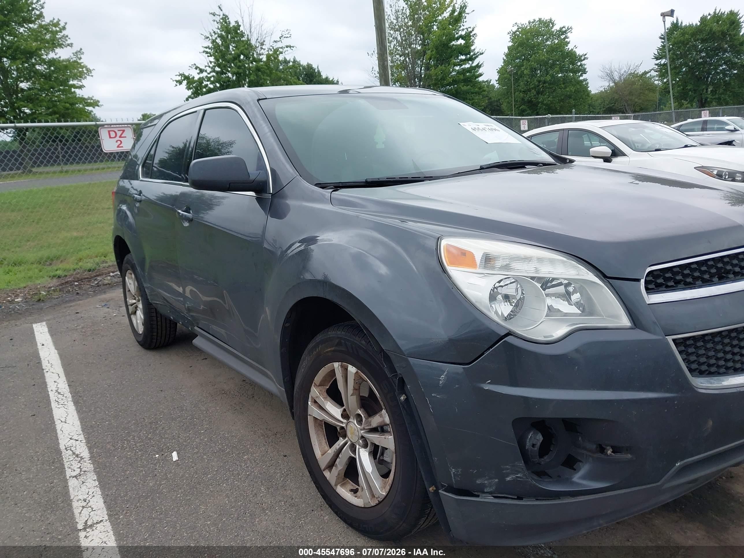 2011 Chevrolet Equinox Ls Gray vin: 2CNFLCEC9B6329551