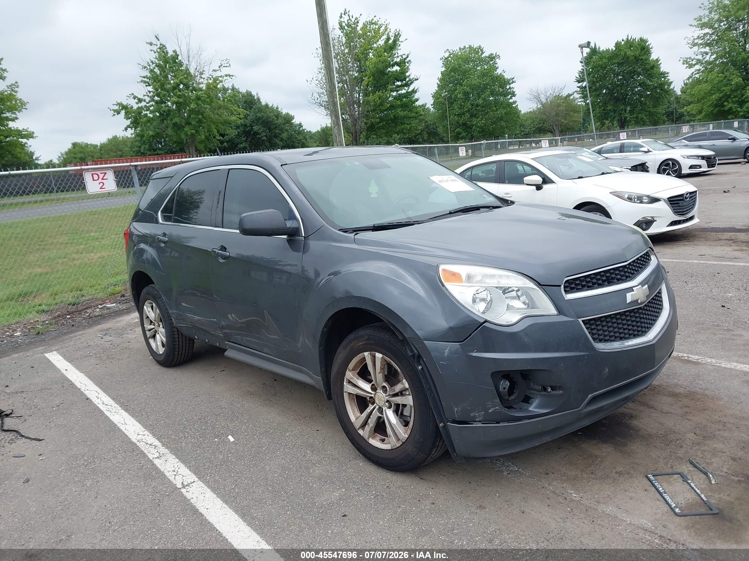 2011 Chevrolet Equinox Ls Gray vin: 2CNFLCEC9B6329551
