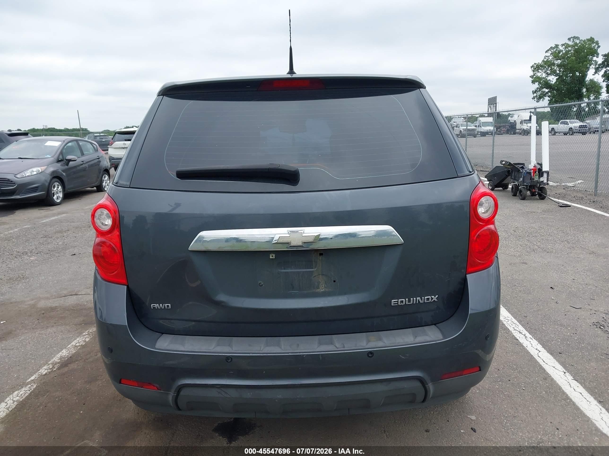 2011 Chevrolet Equinox Ls Gray vin: 2CNFLCEC9B6329551