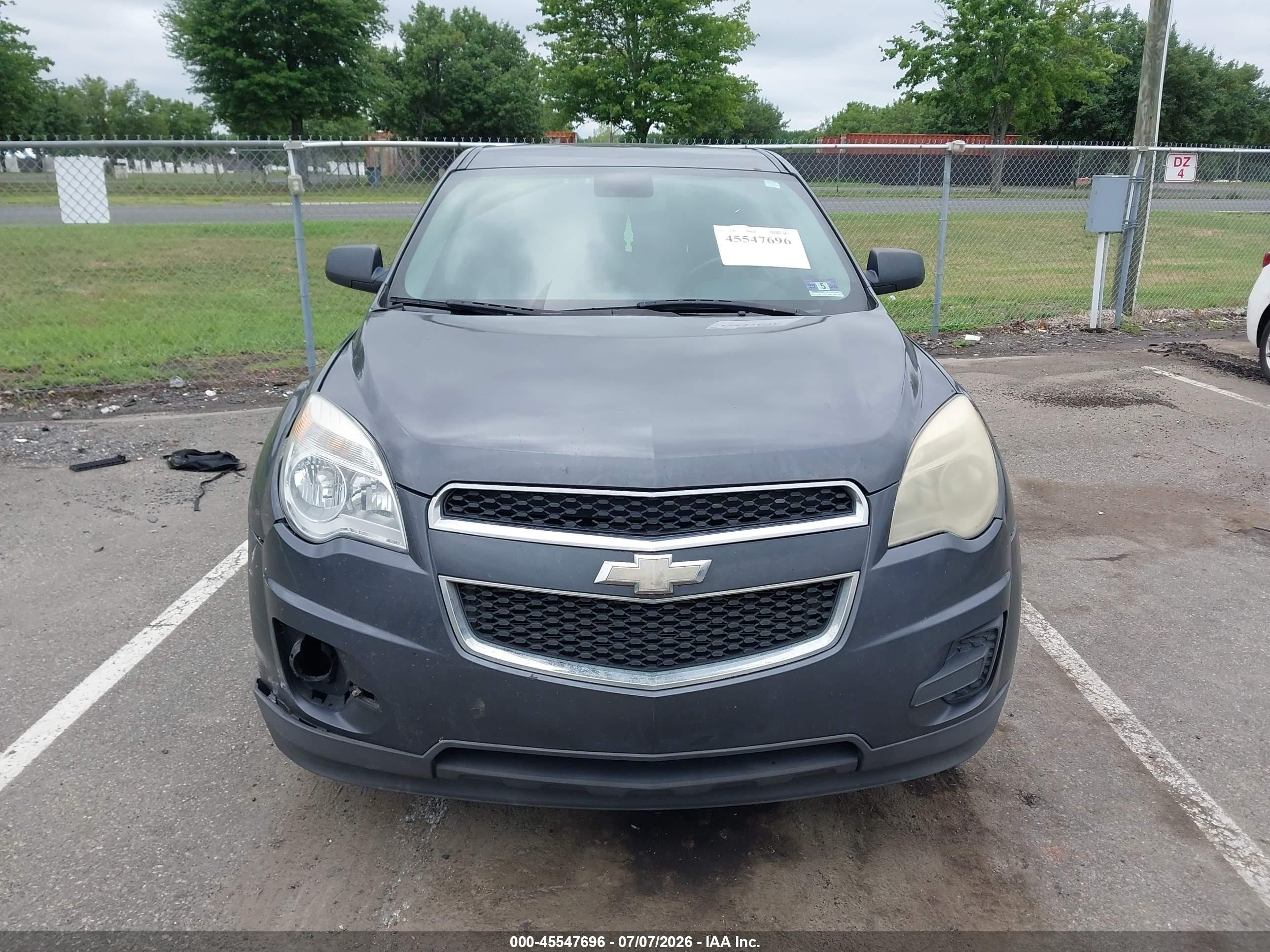2011 Chevrolet Equinox Ls Gray vin: 2CNFLCEC9B6329551