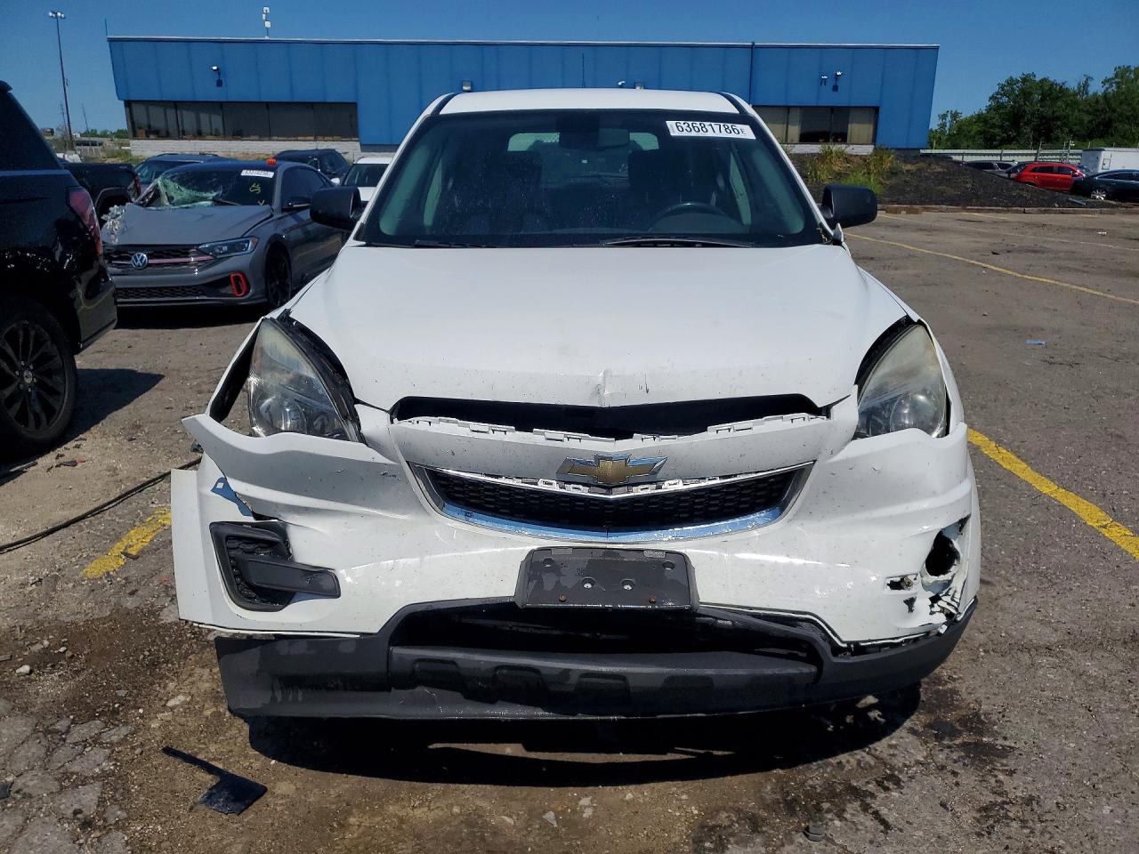 2011 Chevrolet Equinox Ls White vin: 2CNFLCEC9B6344650