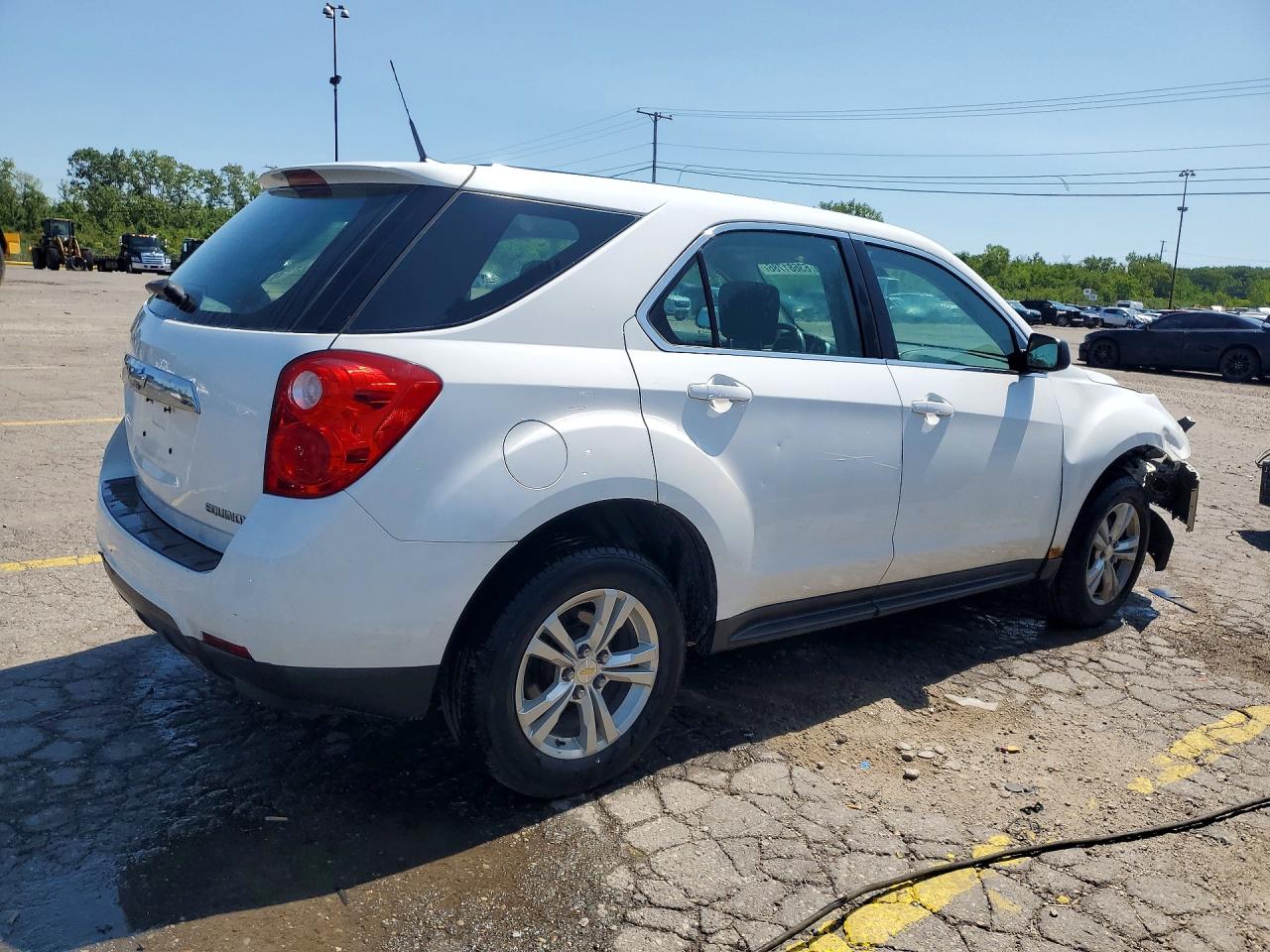 2011 Chevrolet Equinox Ls White vin: 2CNFLCEC9B6344650