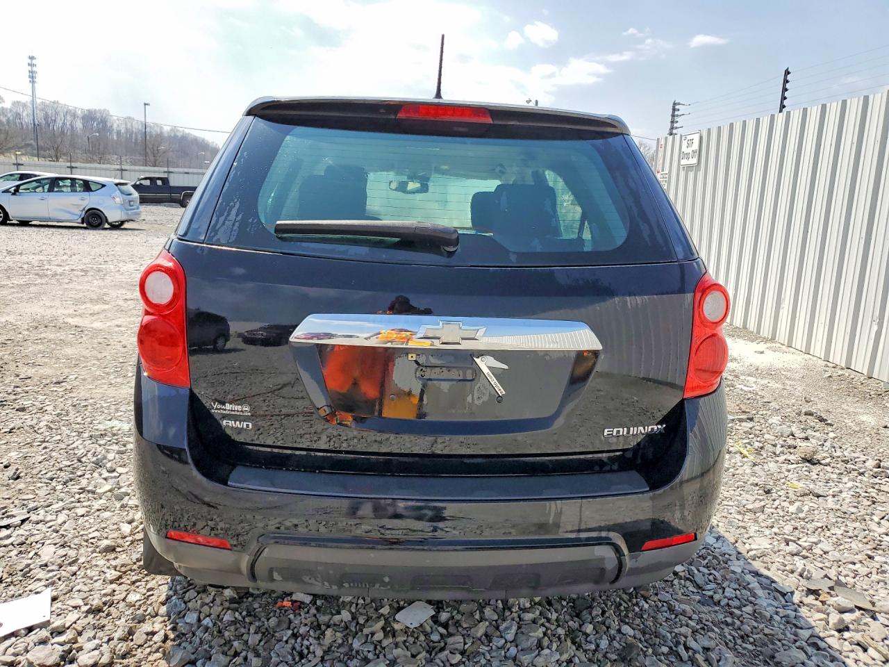 2011 Chevrolet Equinox Ls Black vin: 2CNFLCEC9B6480812