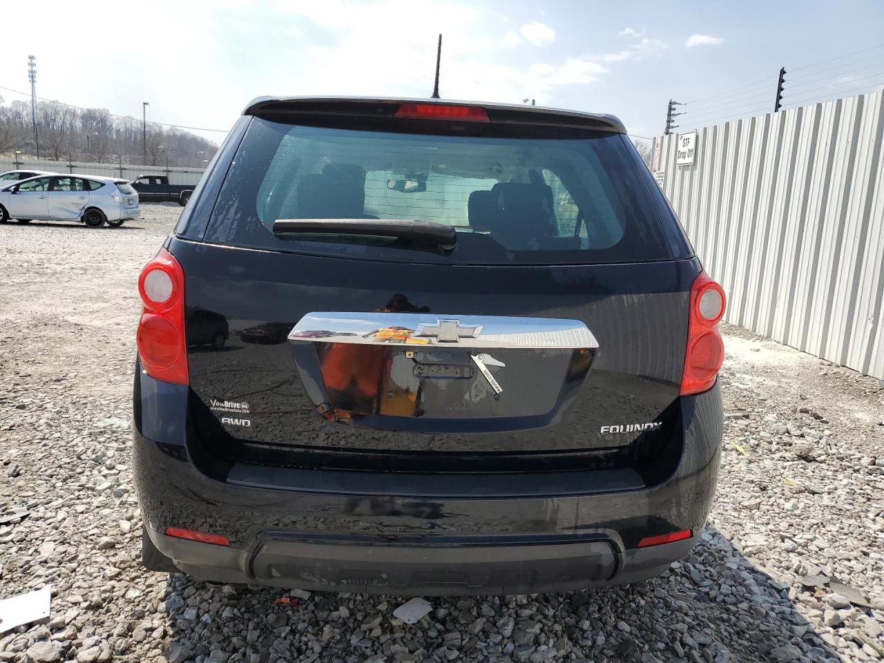 2011 Chevrolet Equinox Ls Black vin: 2CNFLCEC9B6480812 Damage: Rear Bumper, Heavy Scratch, 1 To 2 Inches