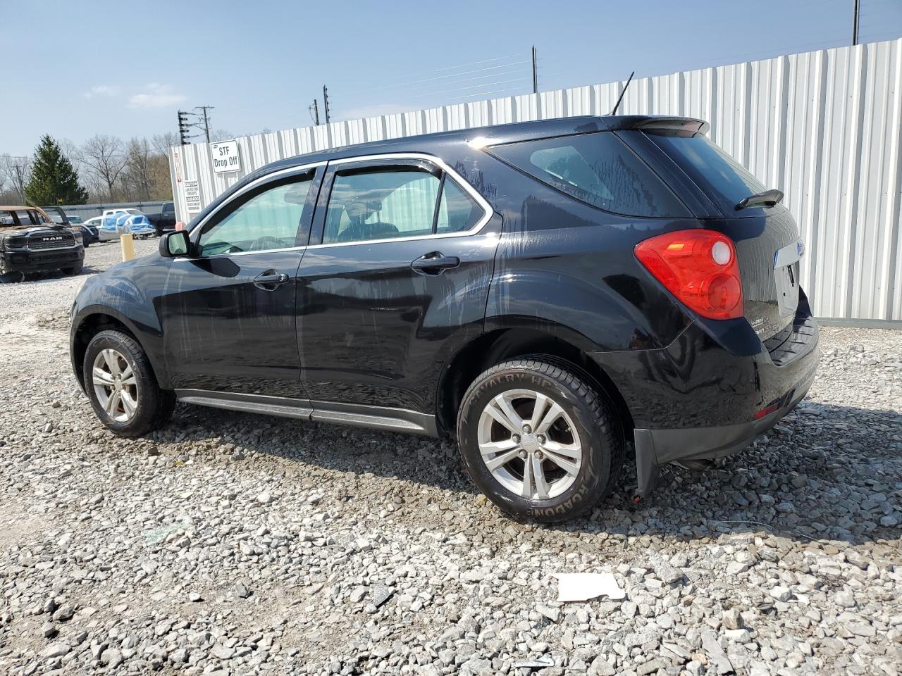 2011 Chevrolet Equinox Ls Black vin: 2CNFLCEC9B6480812 Damage: Left Rear Door, Dent(S) W/No Paint Dmg, < 1/8 Inch