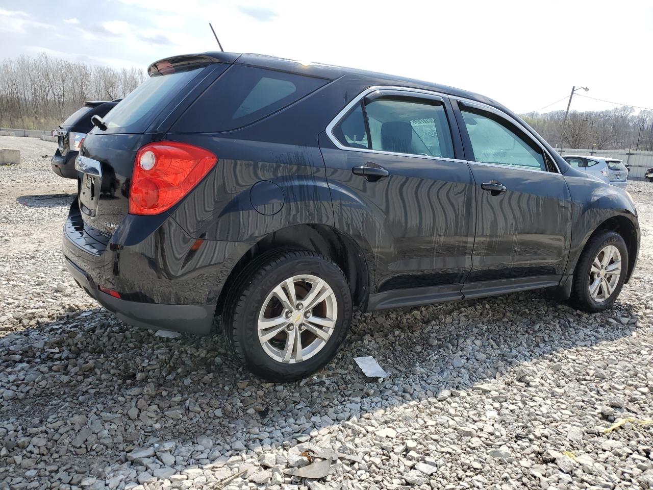 2011 Chevrolet Equinox Ls Black vin: 2CNFLCEC9B6480812 Damage: Right Rear Door, Dent(S) W/No Paint Dmg, < 1/8 Inch