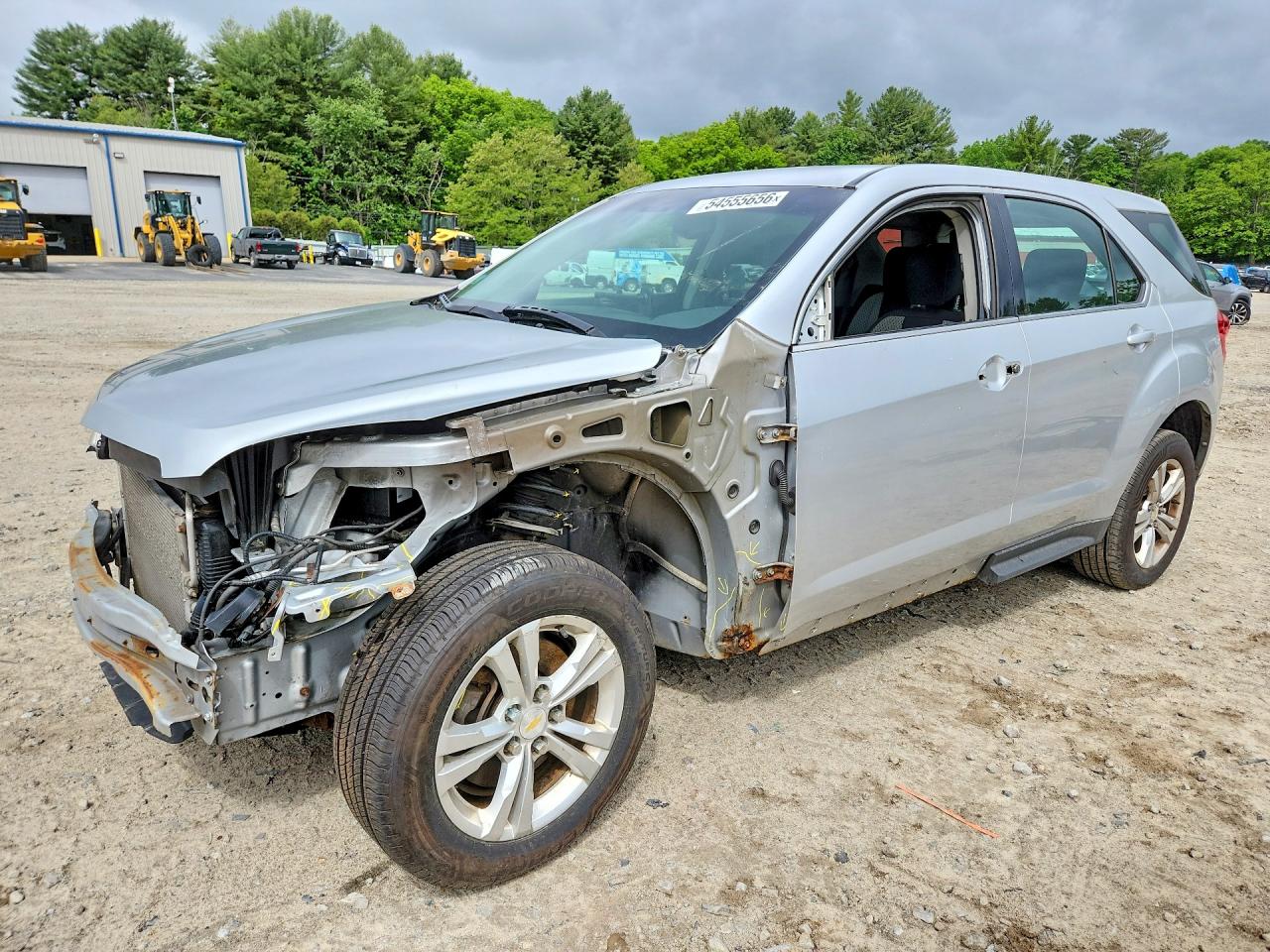 2011 Chevrolet Equinox Ls Серебряный vin: 2CNFLCECXB6242550