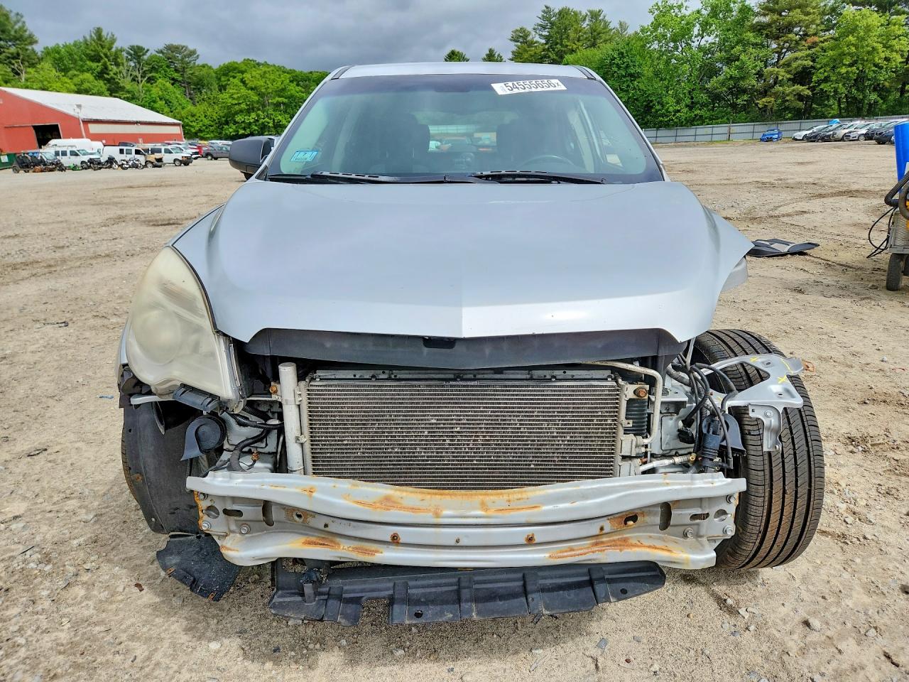 2011 Chevrolet Equinox Ls Серебряный vin: 2CNFLCECXB6242550