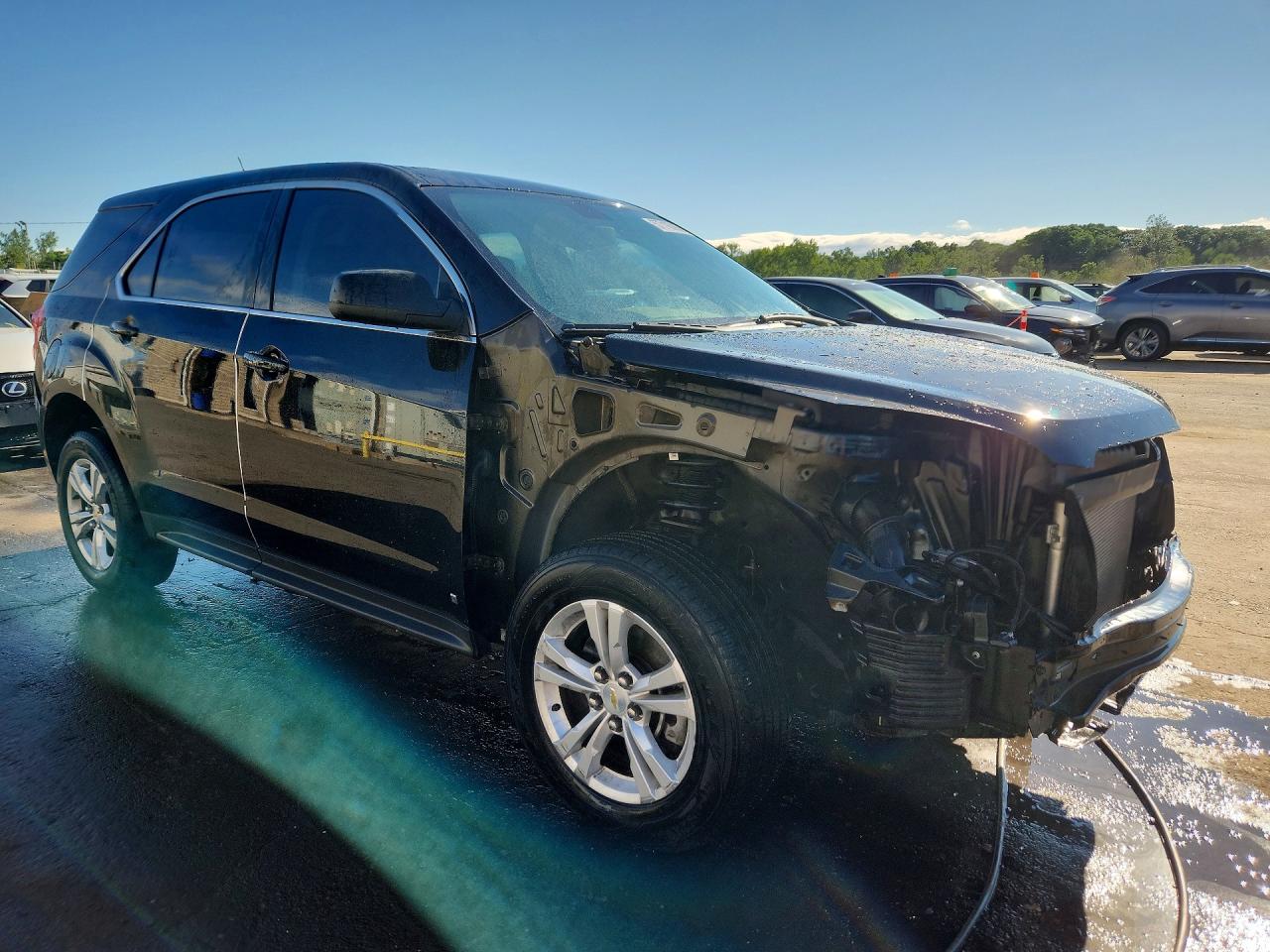 2010 Chevrolet Equinox Ls Black vin: 2CNFLCEW0A6203720