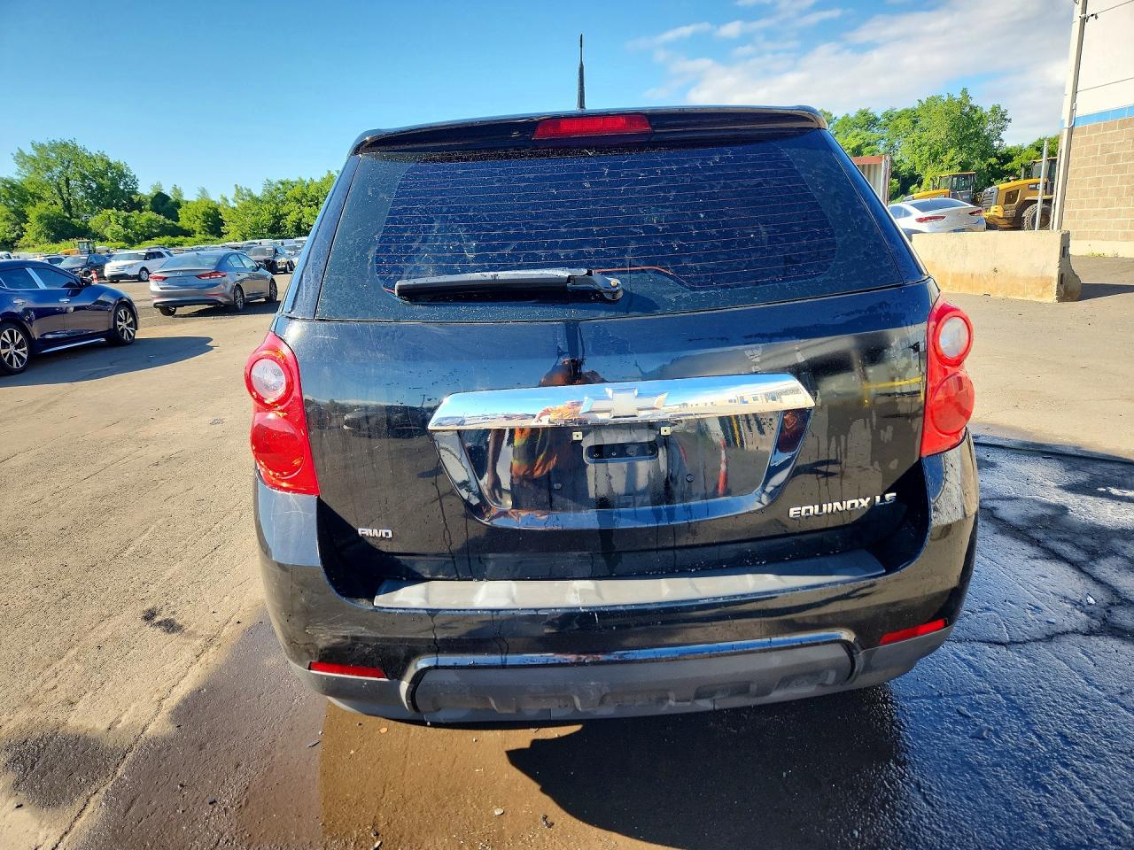 2010 Chevrolet Equinox Ls Black vin: 2CNFLCEW0A6203720