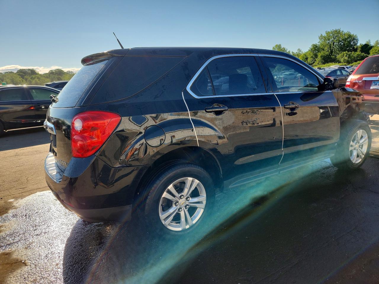 2010 Chevrolet Equinox Ls Black vin: 2CNFLCEW0A6203720