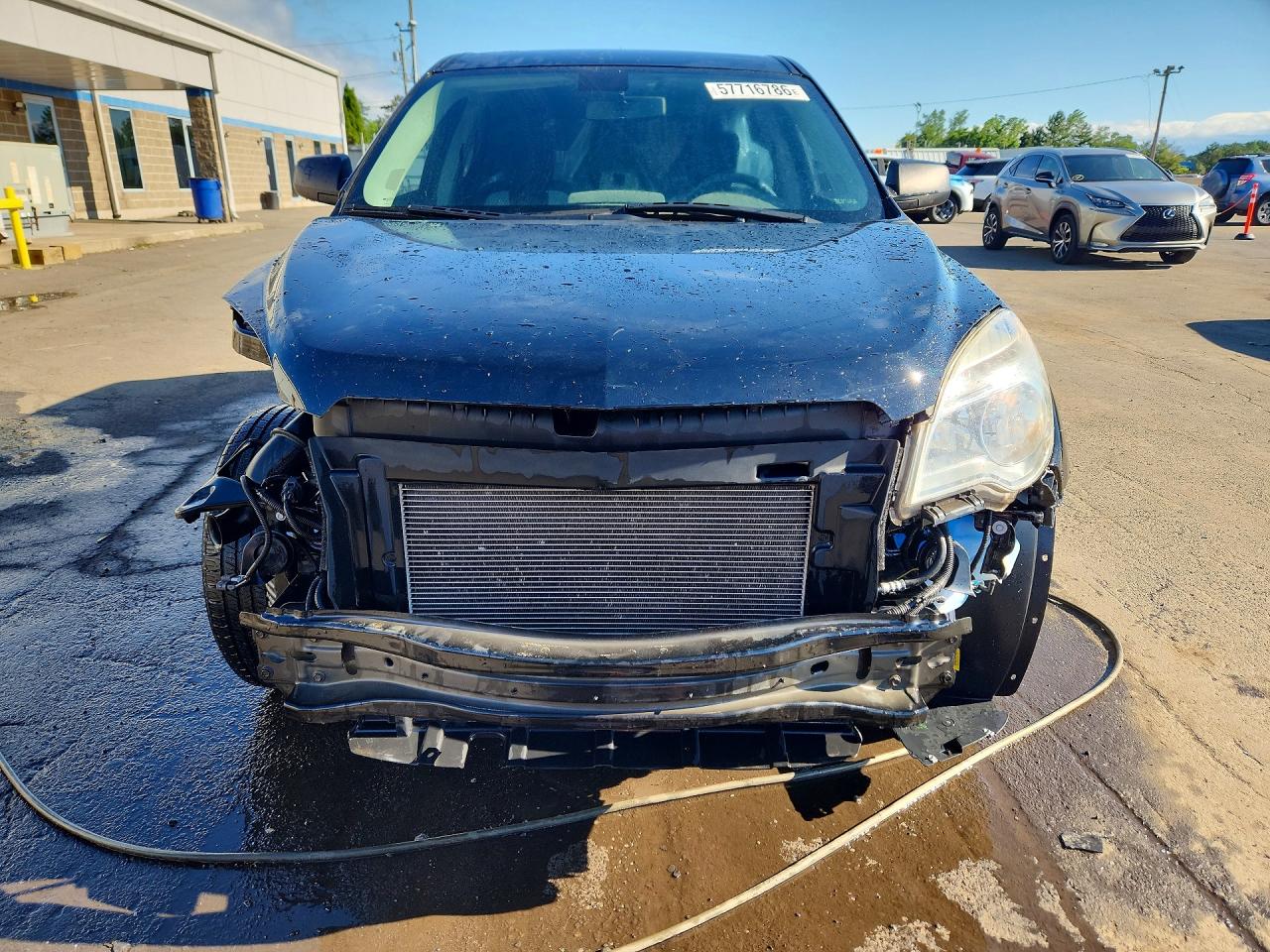 2010 Chevrolet Equinox Ls Black vin: 2CNFLCEW0A6203720