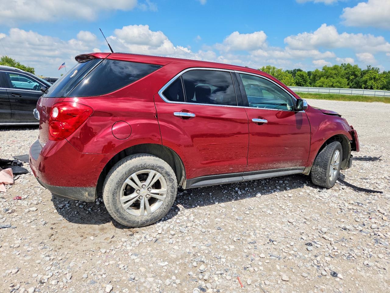 2010 Chevrolet Equinox Ls Red vin: 2CNFLCEW0A6214068