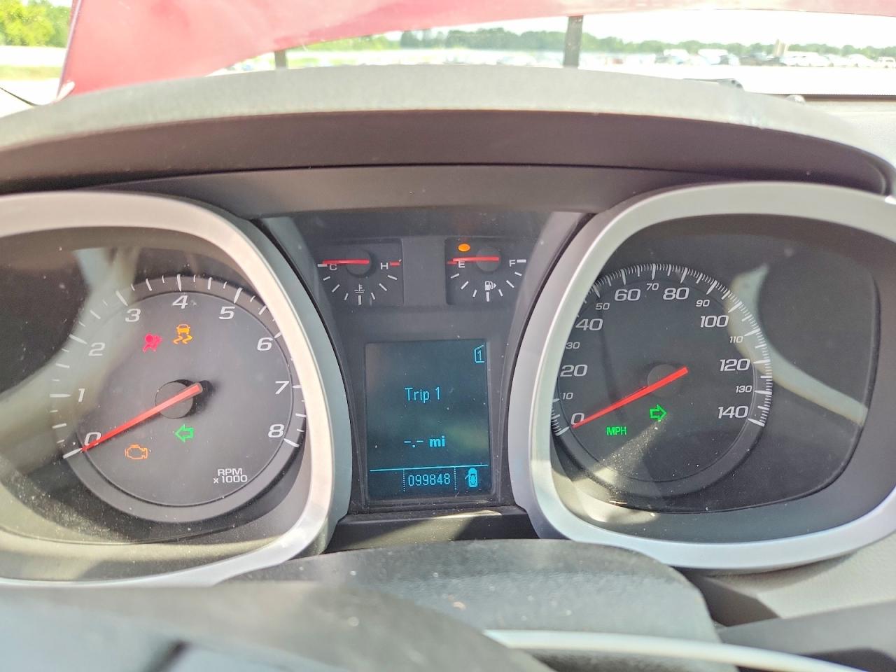 2010 Chevrolet Equinox Ls Red vin: 2CNFLCEW0A6214068