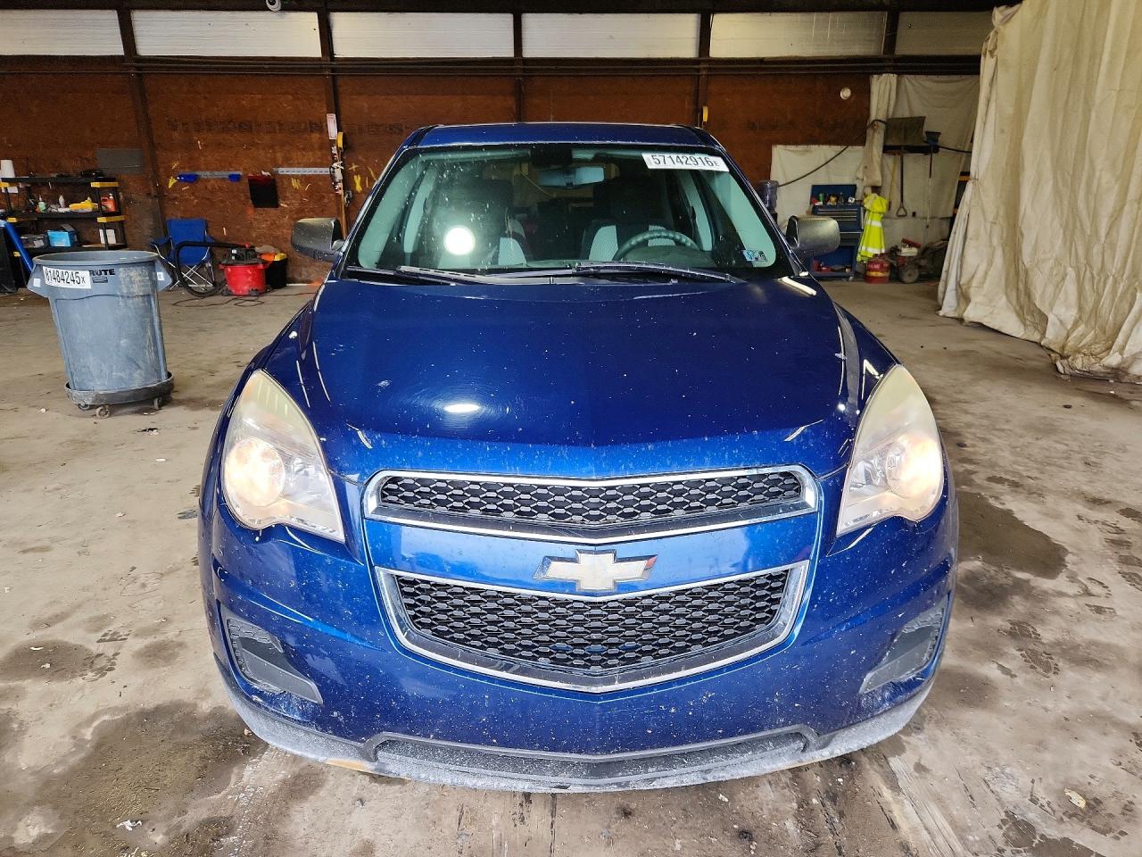 2010 Chevrolet Equinox Ls Blue vin: 2CNFLCEW2A6359676