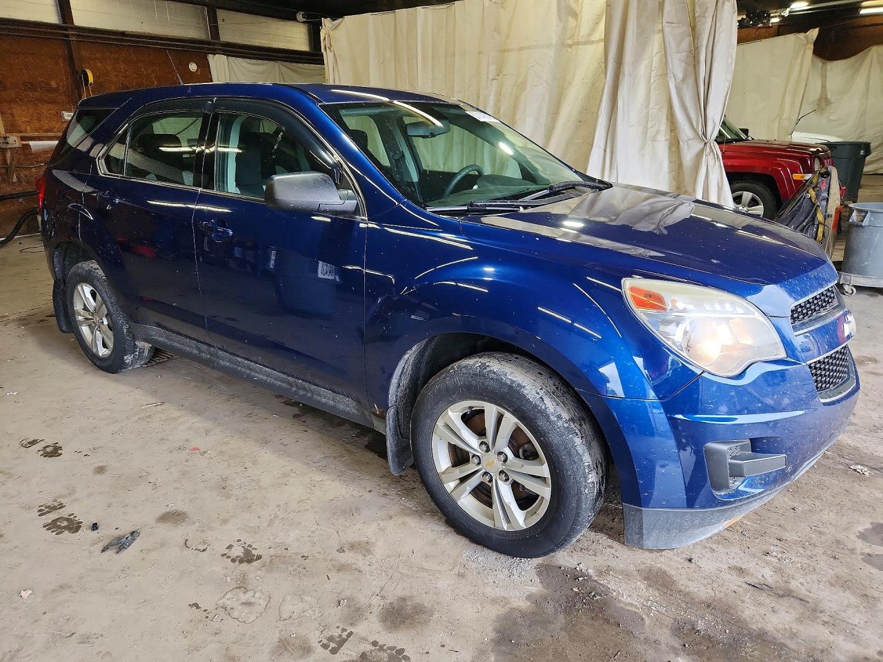 2010 Chevrolet Equinox Ls Blue vin: 2CNFLCEW2A6359676