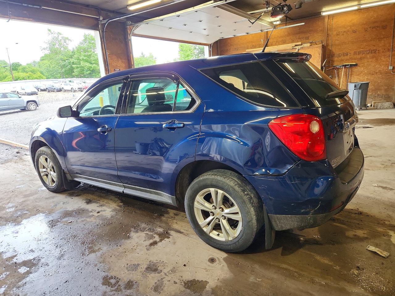 2010 Chevrolet Equinox Ls Blue vin: 2CNFLCEW2A6359676
