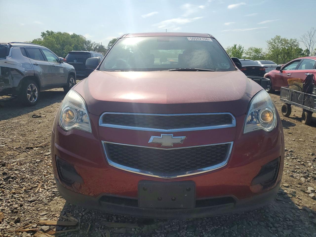 2010 Chevrolet Equinox Ls Red vin: 2CNFLCEW3A6409744