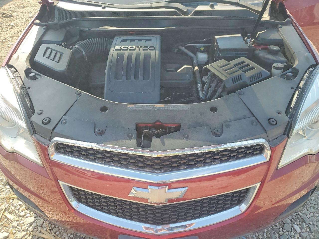 2010 Chevrolet Equinox Ls Red vin: 2CNFLCEW3A6409744