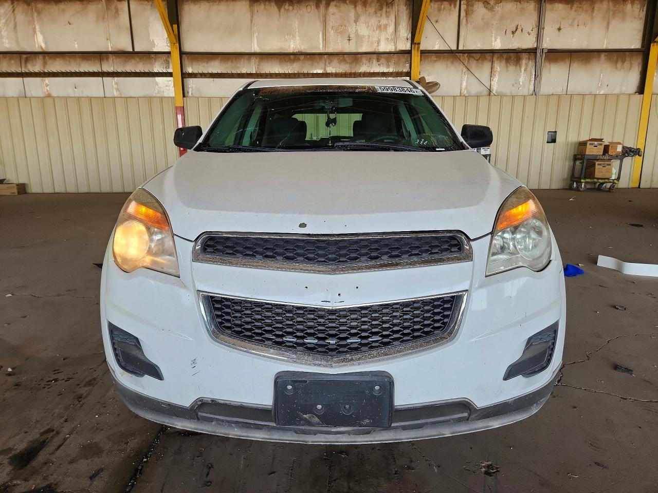 2010 Chevrolet Equinox Ls White vin: 2CNFLCEW6A6400505