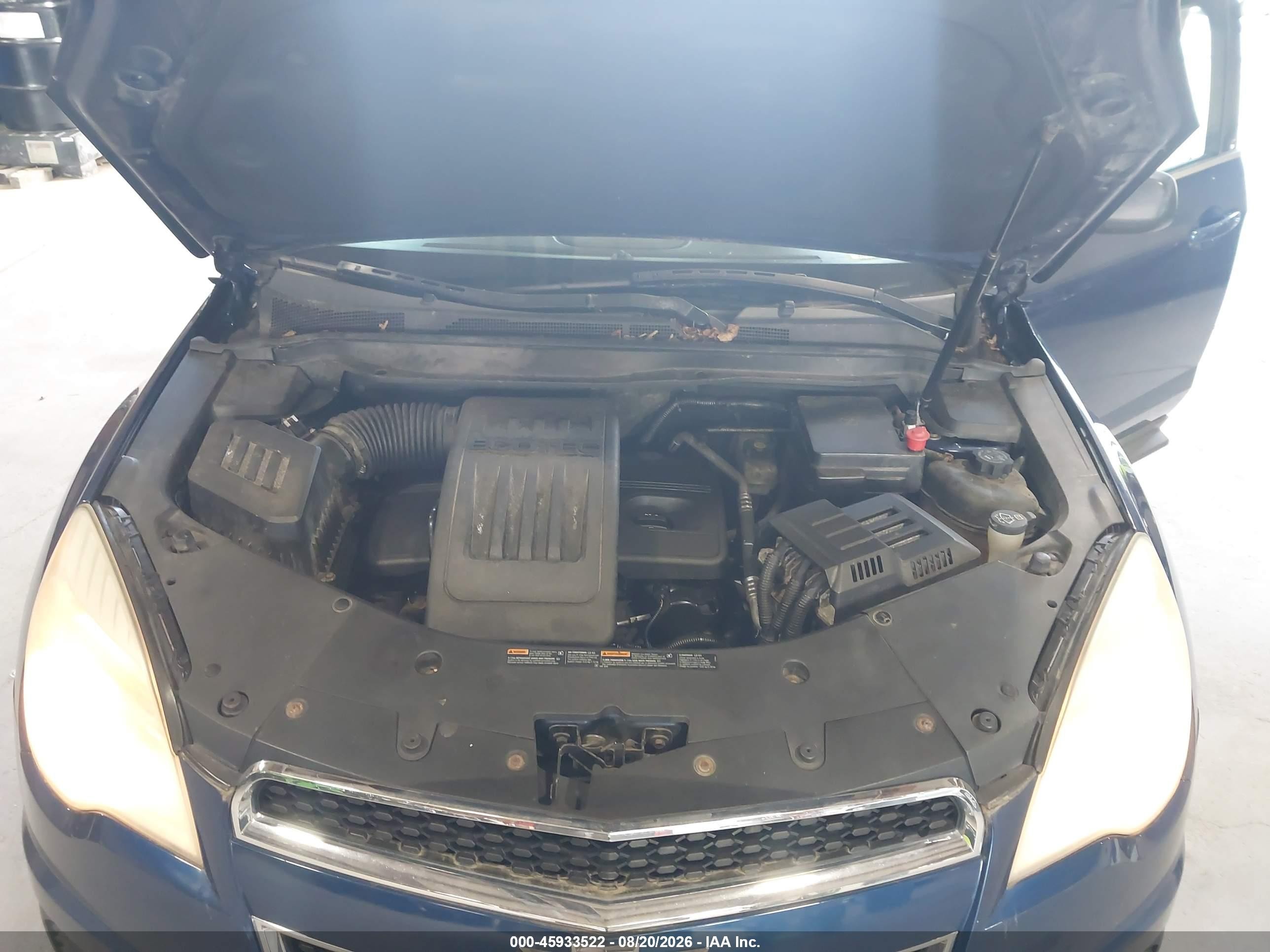 2010 Chevrolet Equinox Ls Blue vin: 2CNFLCEW9A6322236