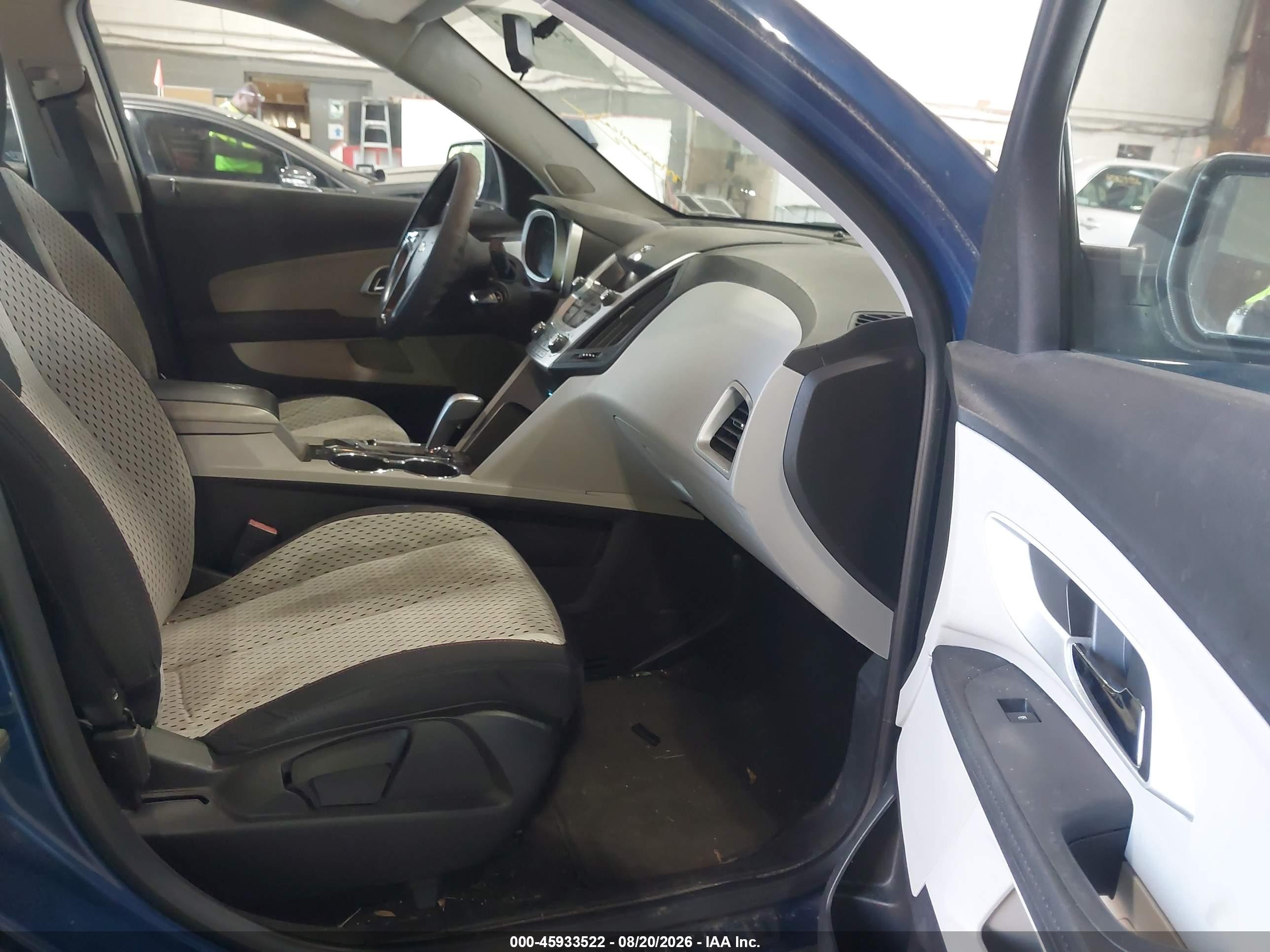 2010 Chevrolet Equinox Ls Blue vin: 2CNFLCEW9A6322236