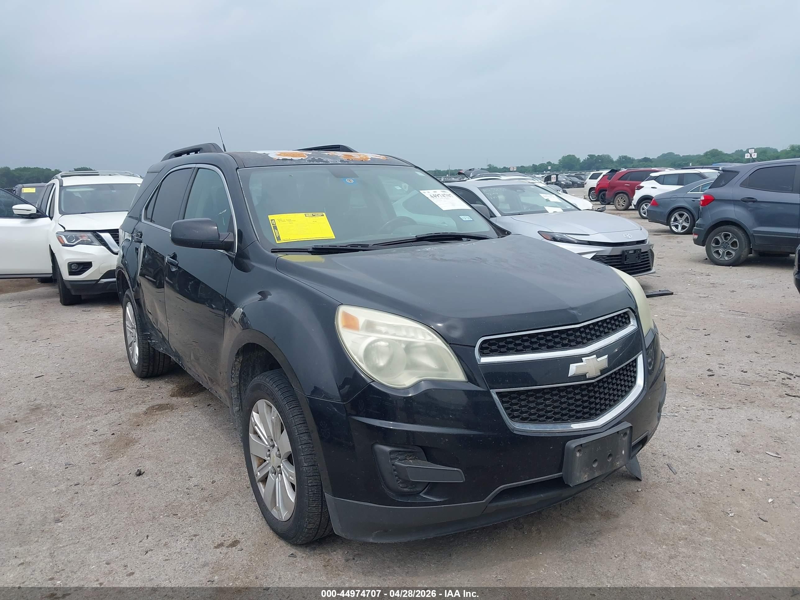 2011 Chevrolet Equinox 1lt Black vin: 2CNFLDE50B6382288