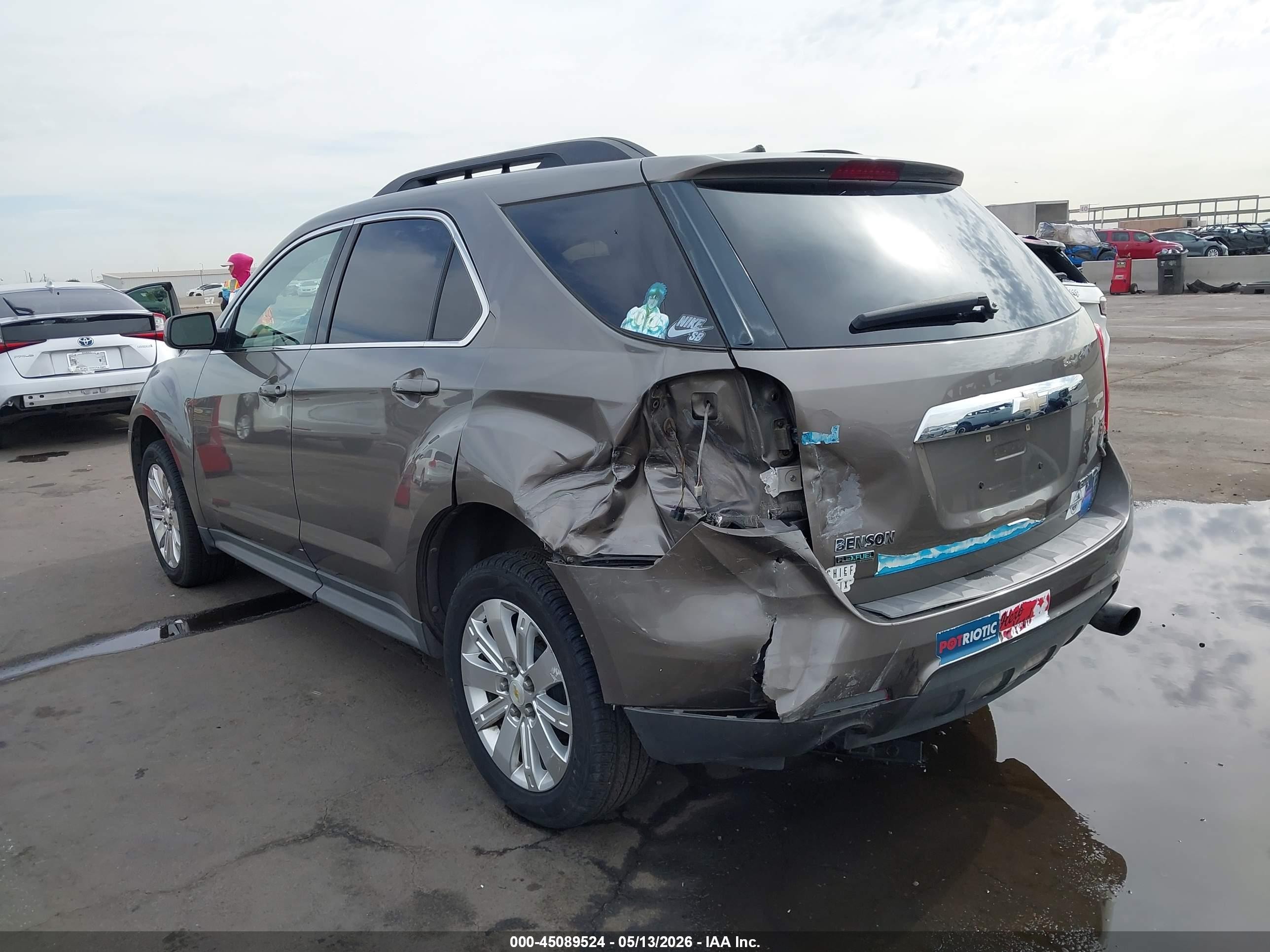 2011 Chevrolet Equinox 1lt Серый vin: 2CNFLDE51B6288310