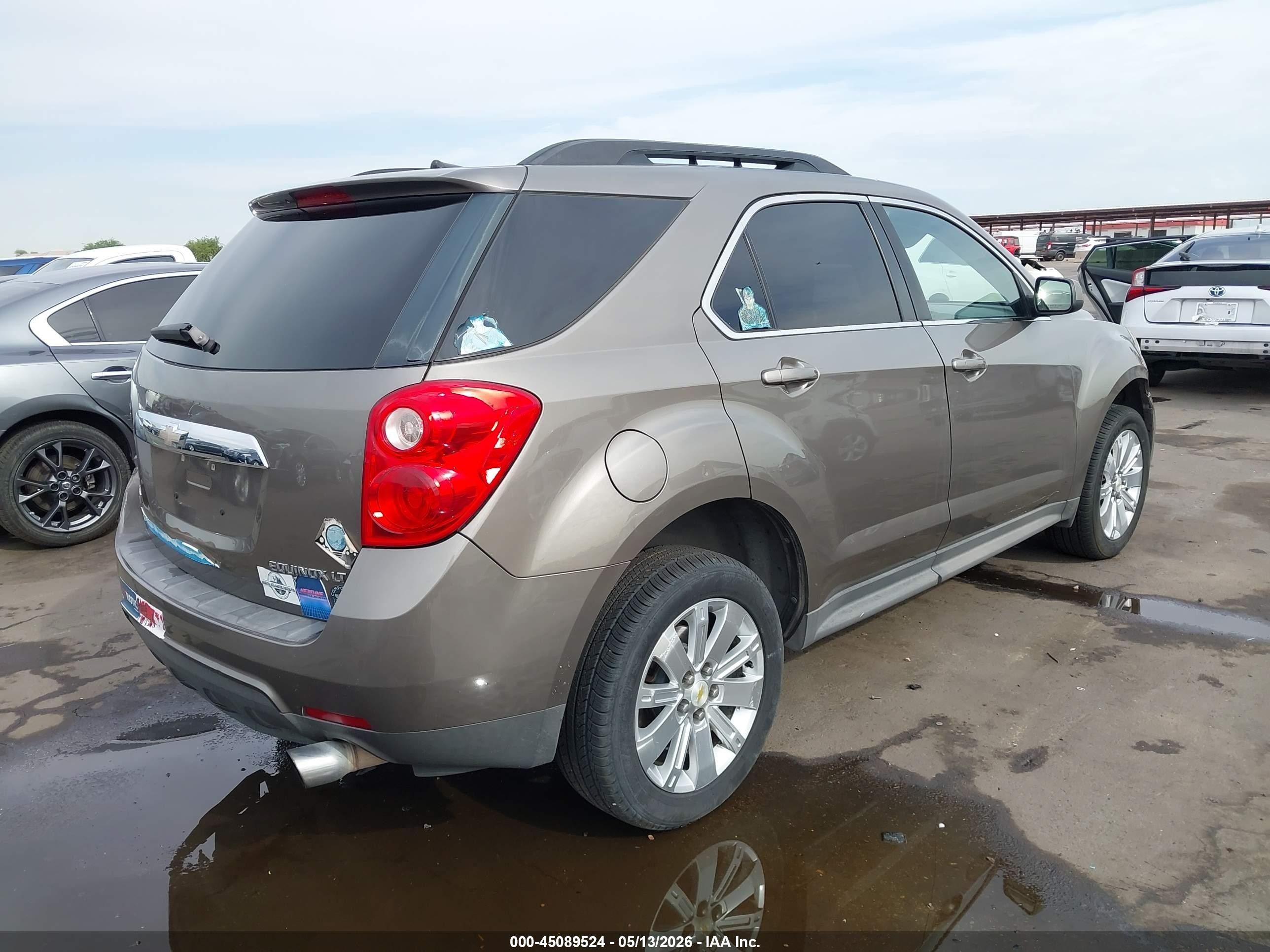 2011 Chevrolet Equinox 1lt Серый vin: 2CNFLDE51B6288310