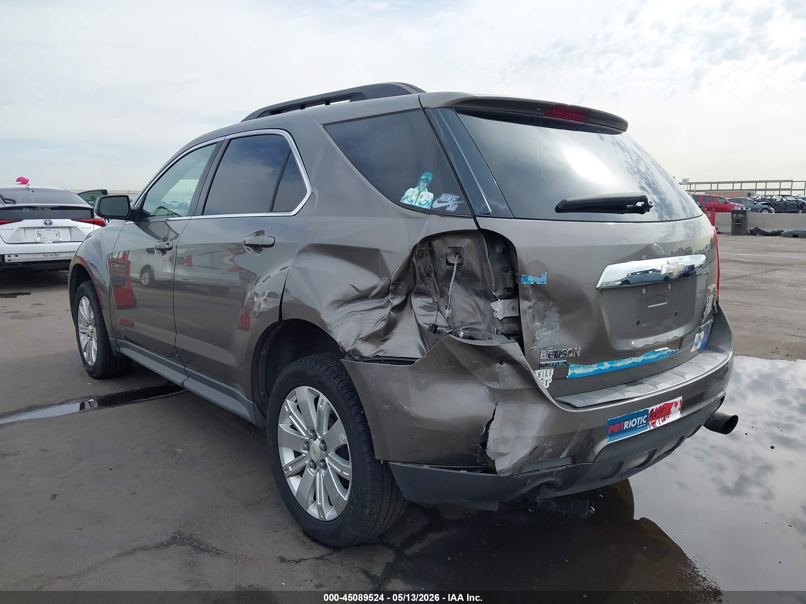 2011 Chevrolet Equinox 1lt Серый vin: 2CNFLDE51B6288310