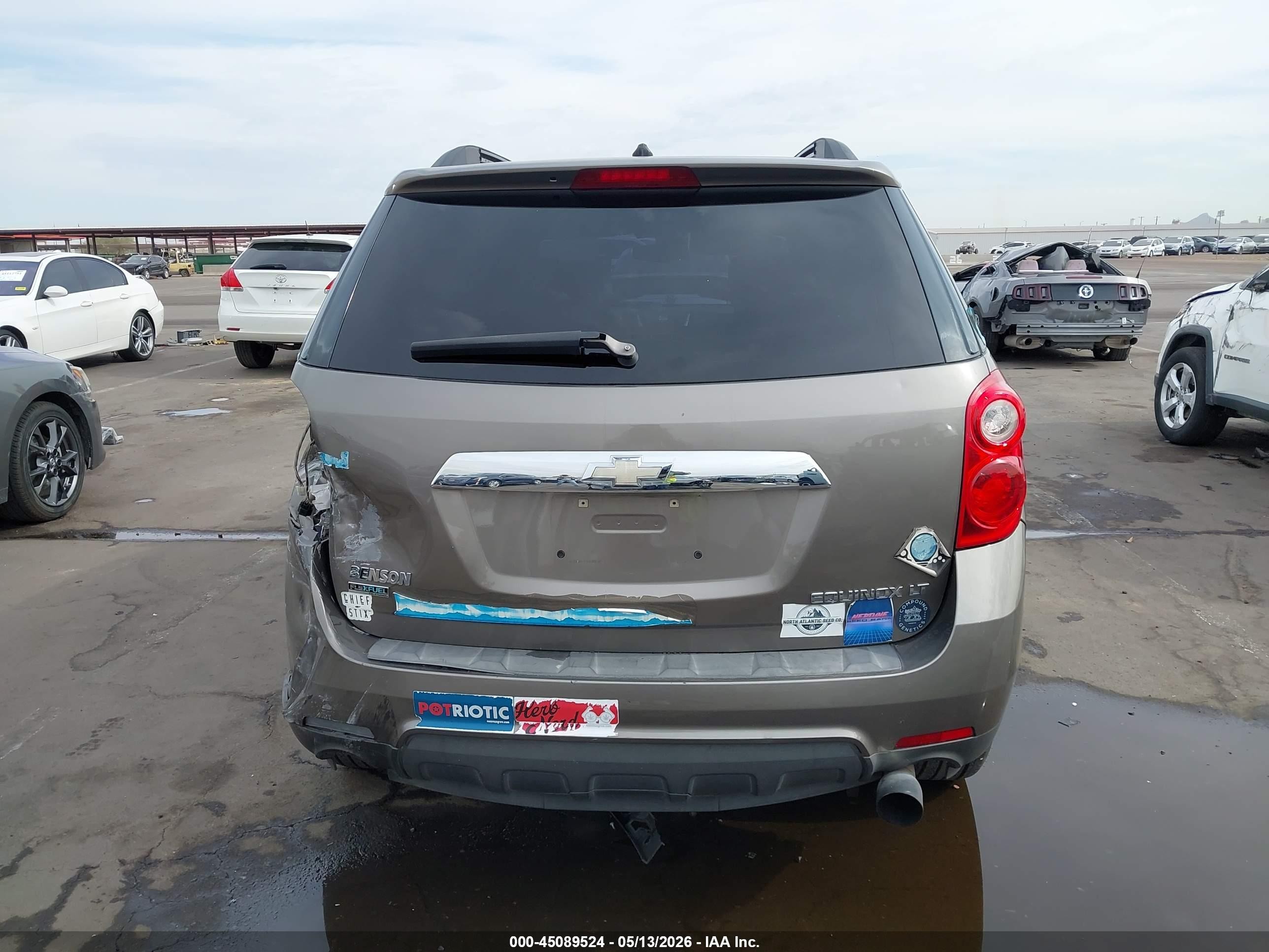 2011 Chevrolet Equinox 1lt Серый vin: 2CNFLDE51B6288310