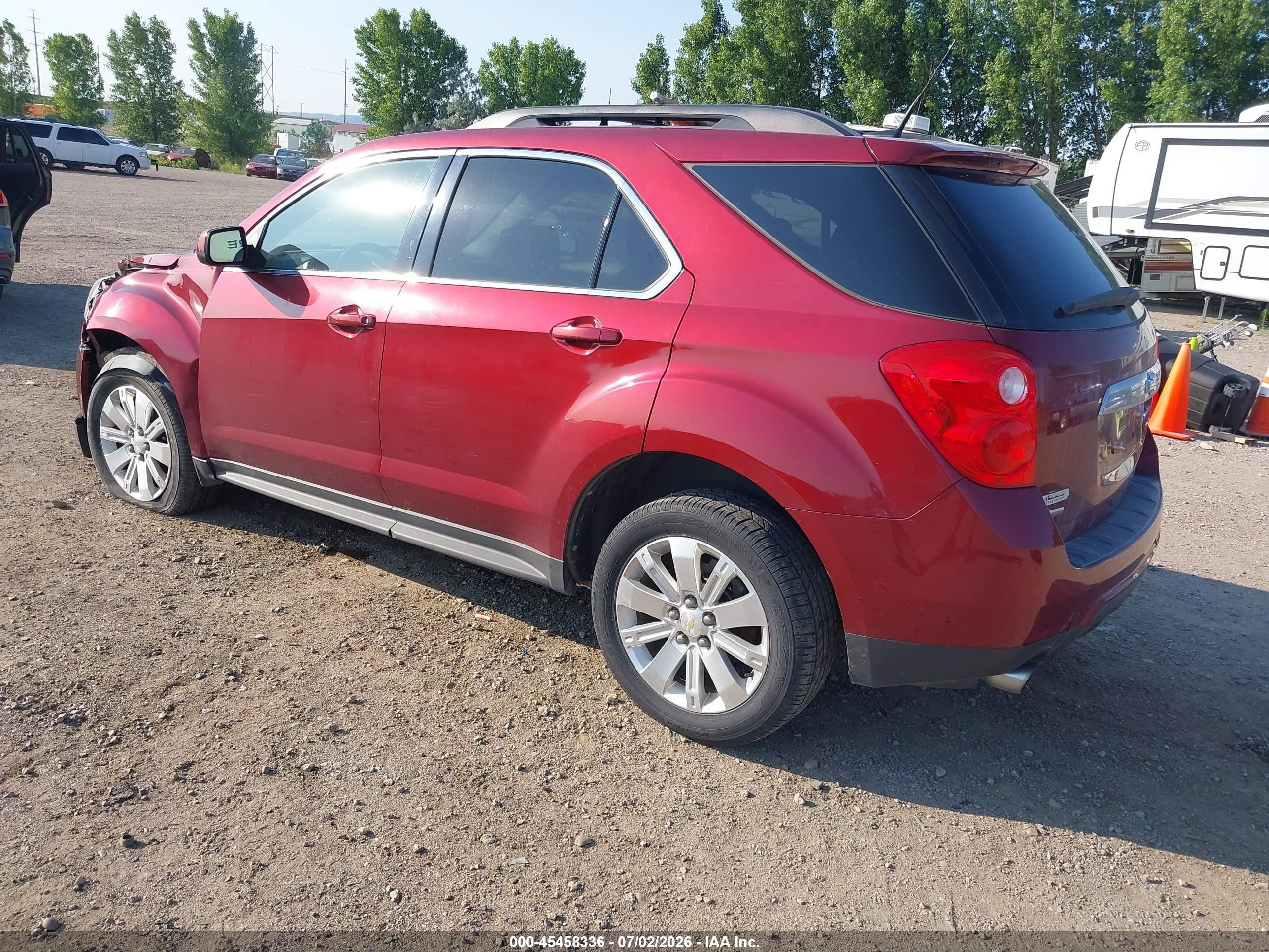 2011 Chevrolet Equinox Lt W/1lt Maroon vin: 2CNFLDE51B6335478