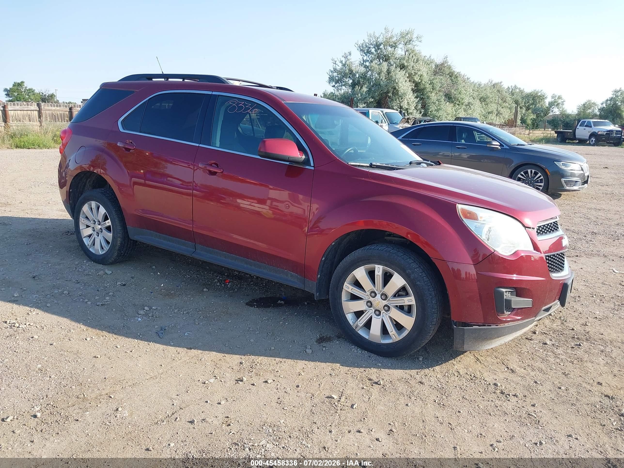 2011 Chevrolet Equinox Lt W/1lt Maroon vin: 2CNFLDE51B6335478