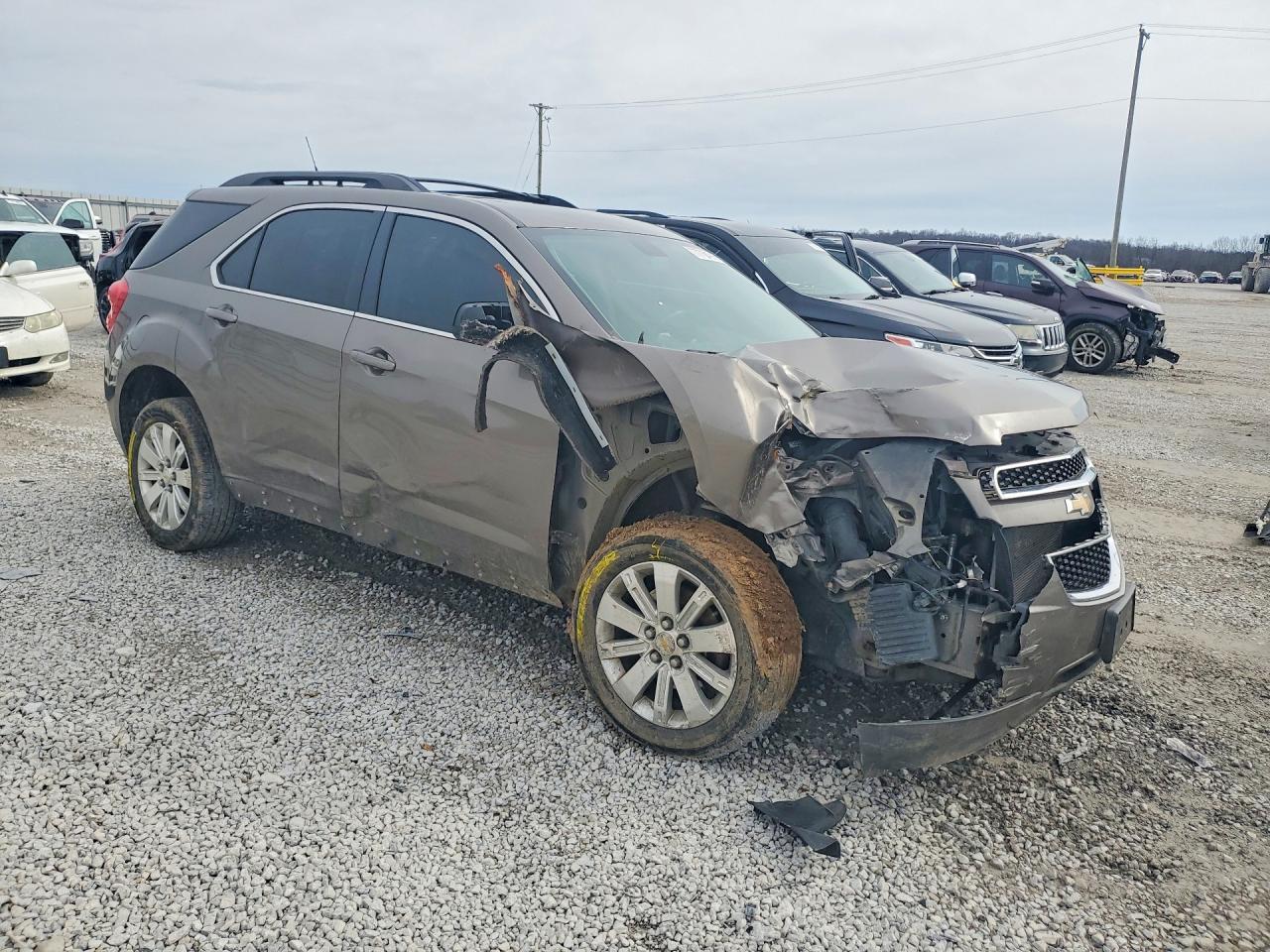2011 Chevrolet Equinox Lt Silver vin: 2CNFLDE53B6314518