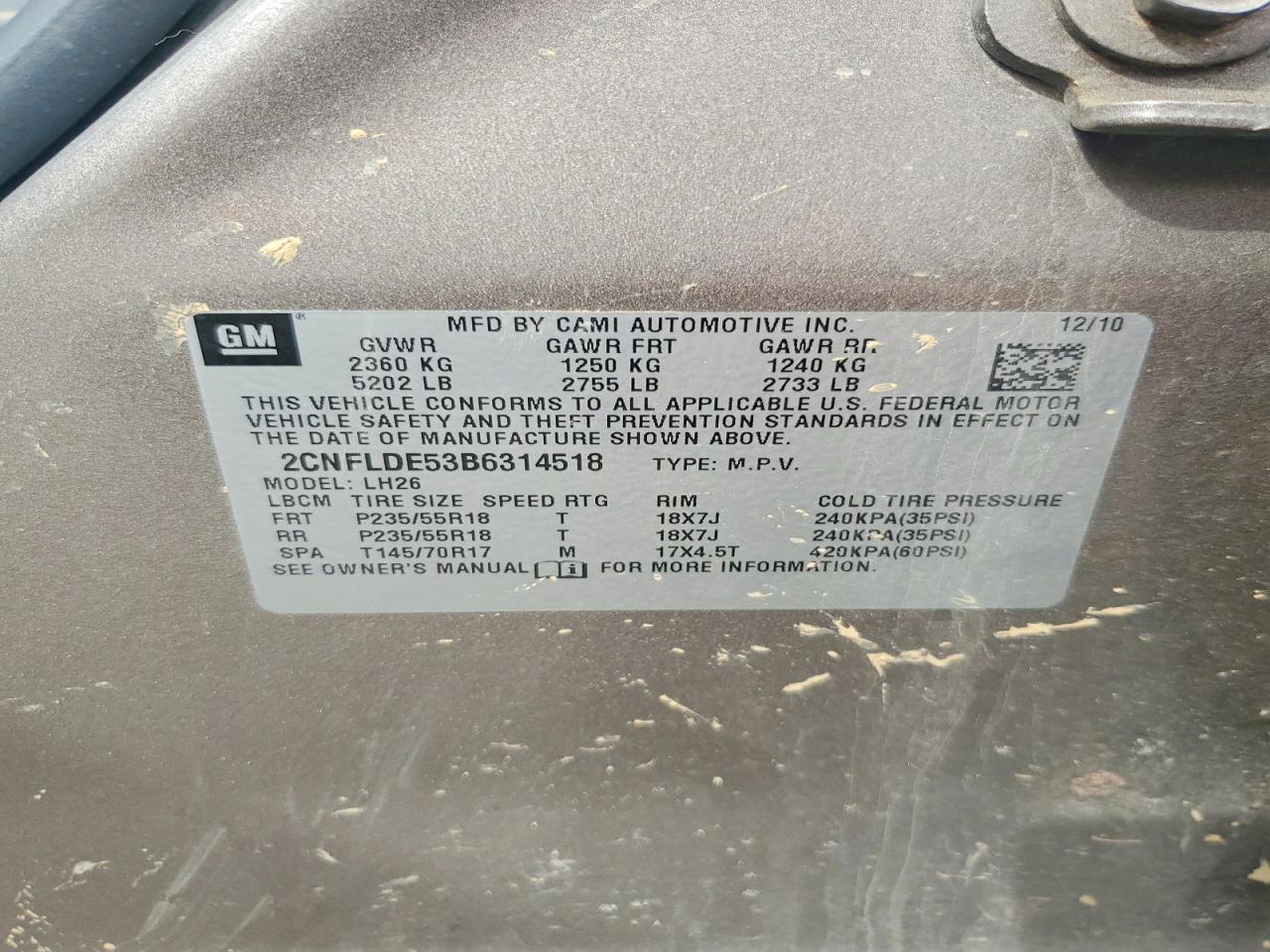 2011 Chevrolet Equinox Lt Silver vin: 2CNFLDE53B6314518