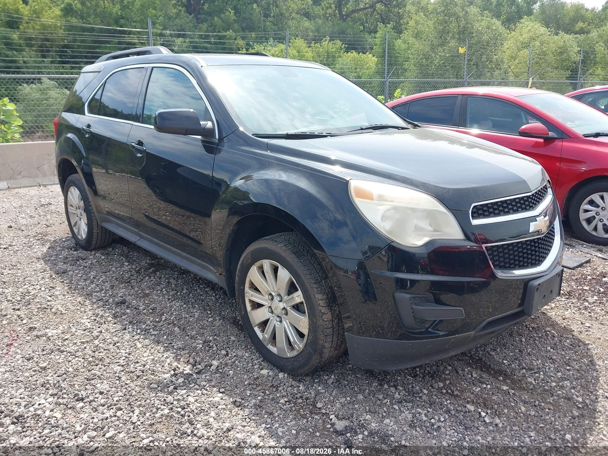 2011 Chevrolet Equinox Lt W/1lt Black vin: 2CNFLDE54B6364098