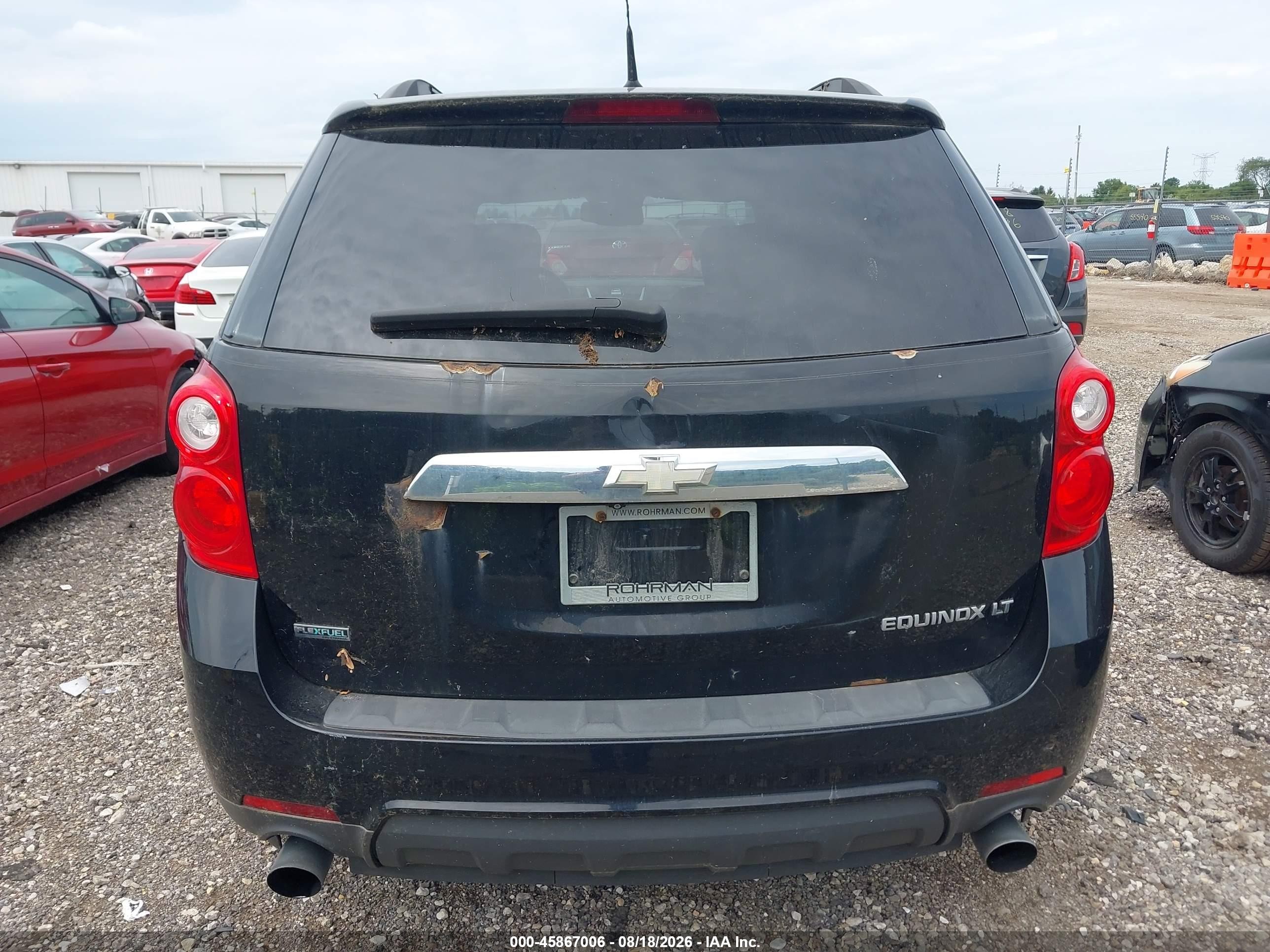 2011 Chevrolet Equinox Lt W/1lt Black vin: 2CNFLDE54B6364098