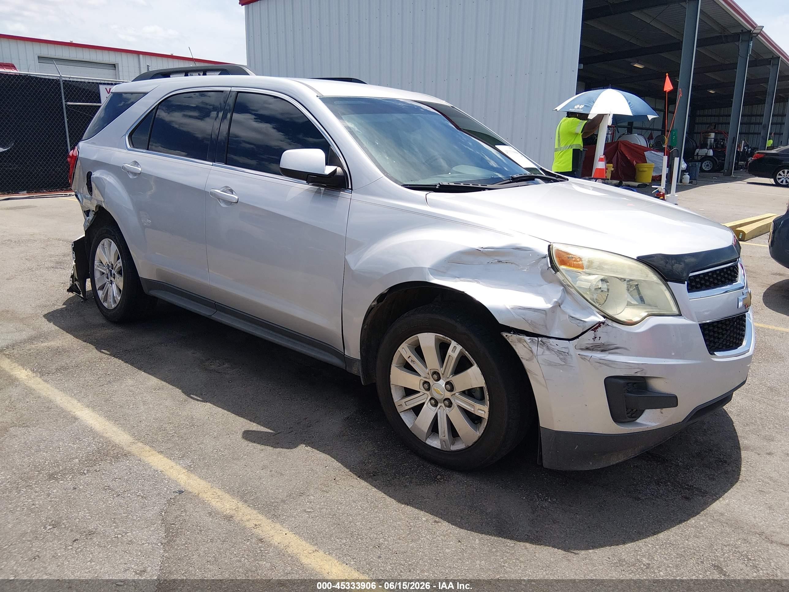 2011 Chevrolet Equinox 1lt Silver vin: 2CNFLDE55B6258307
