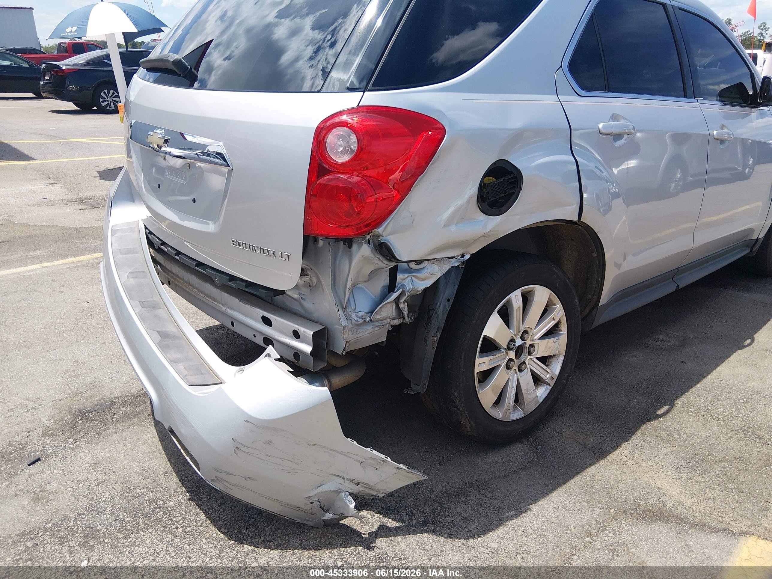 2011 Chevrolet Equinox 1lt Silver vin: 2CNFLDE55B6258307