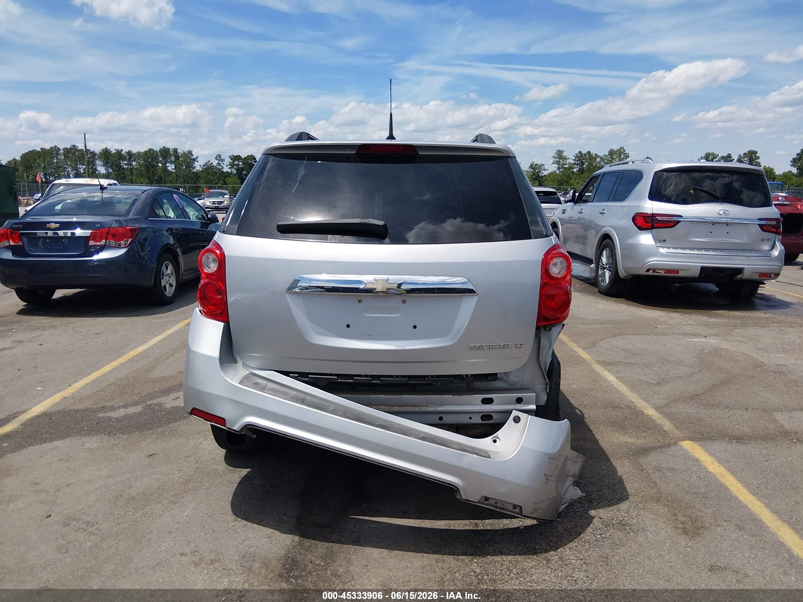 2011 Chevrolet Equinox 1lt Silver vin: 2CNFLDE55B6258307