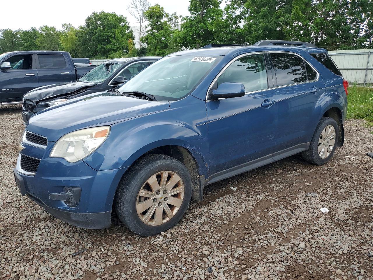 2011 Chevrolet Equinox Lt 4d Suv Fw Blue vin: 2CNFLDE56B6416055