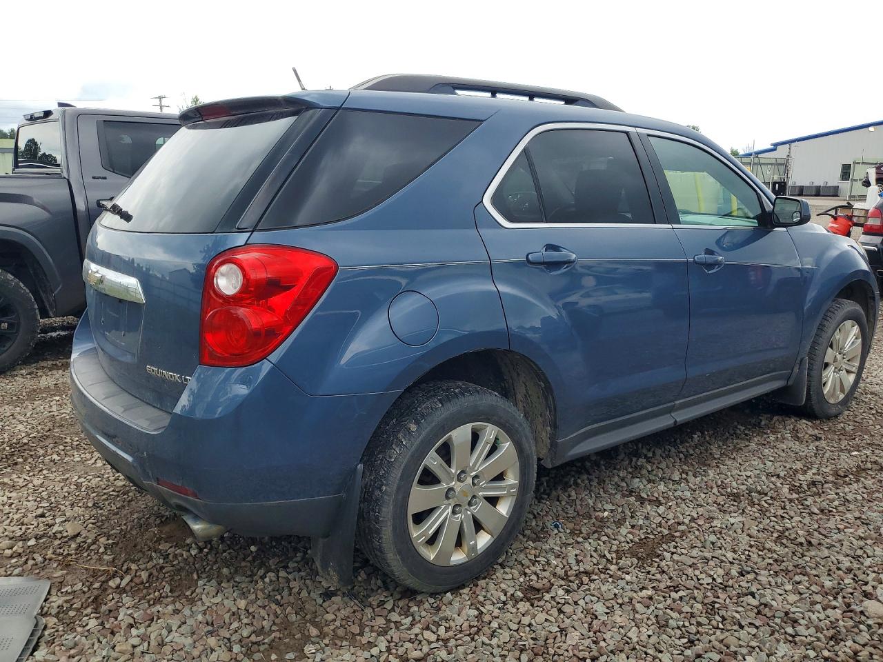 2011 Chevrolet Equinox Lt 4d Suv Fw Blue vin: 2CNFLDE56B6416055