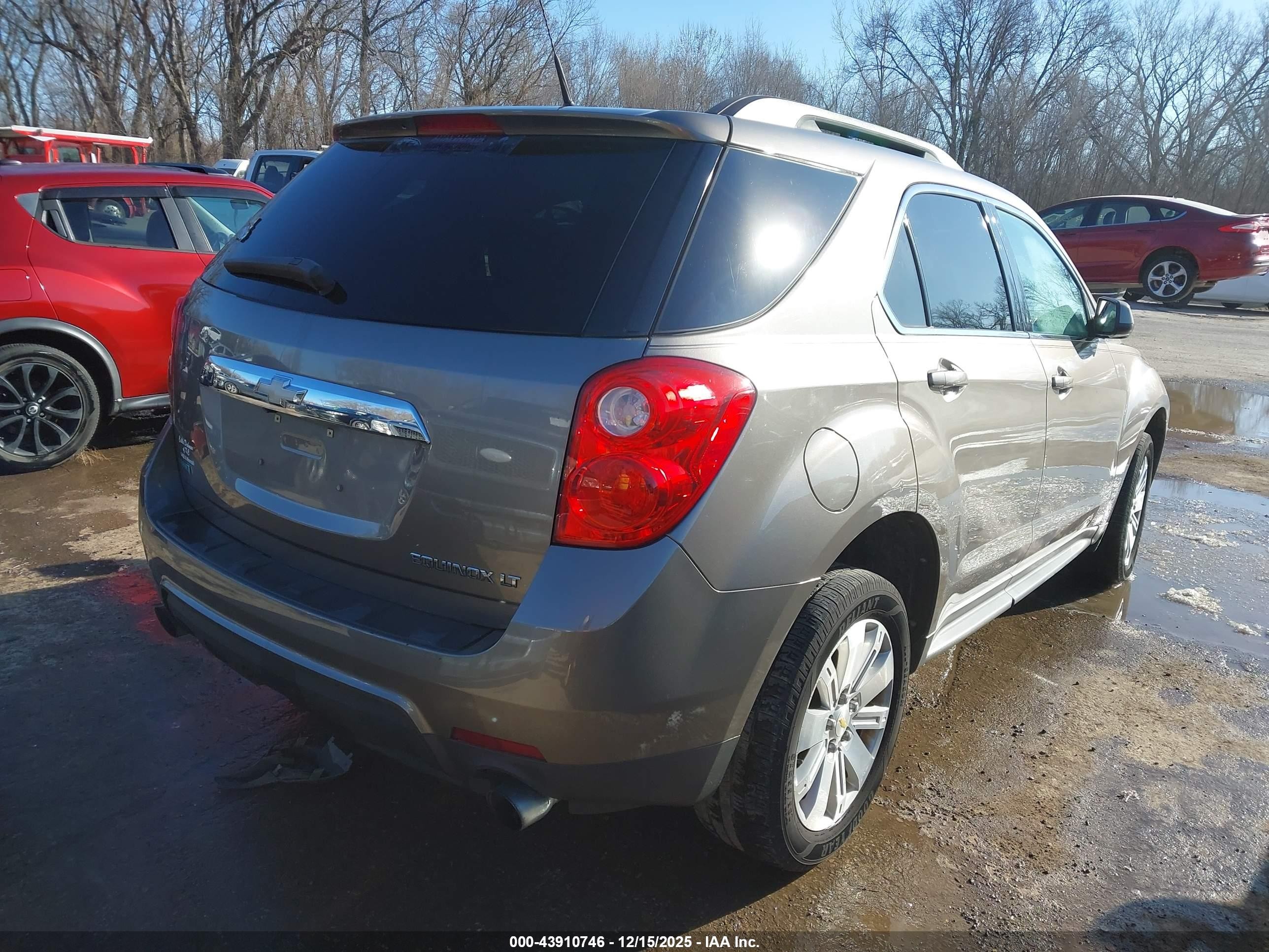 2011 Chevrolet Equinox 1lt Brown vin: 2CNFLDE59B6376800