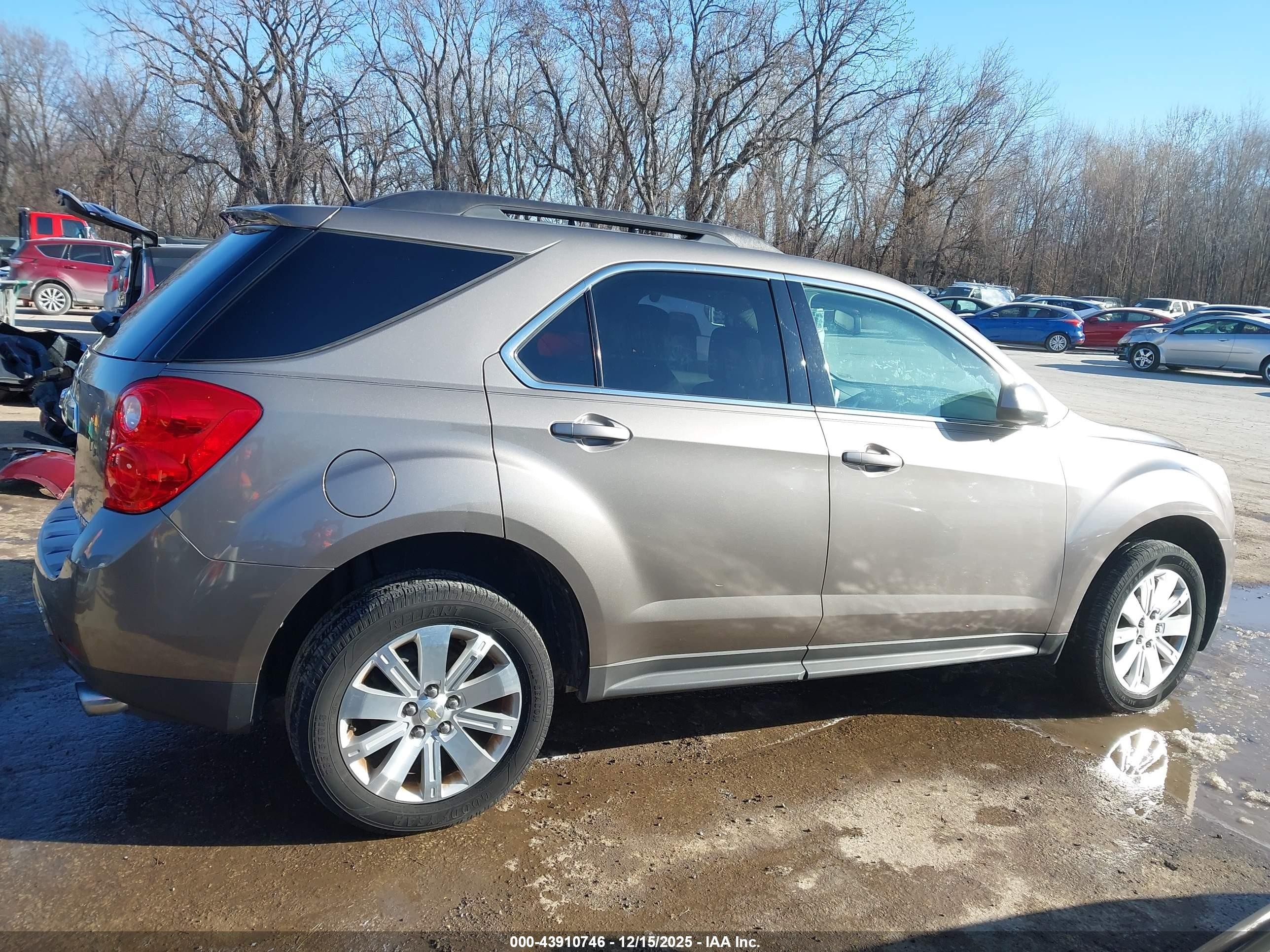2011 Chevrolet Equinox 1lt Brown vin: 2CNFLDE59B6376800