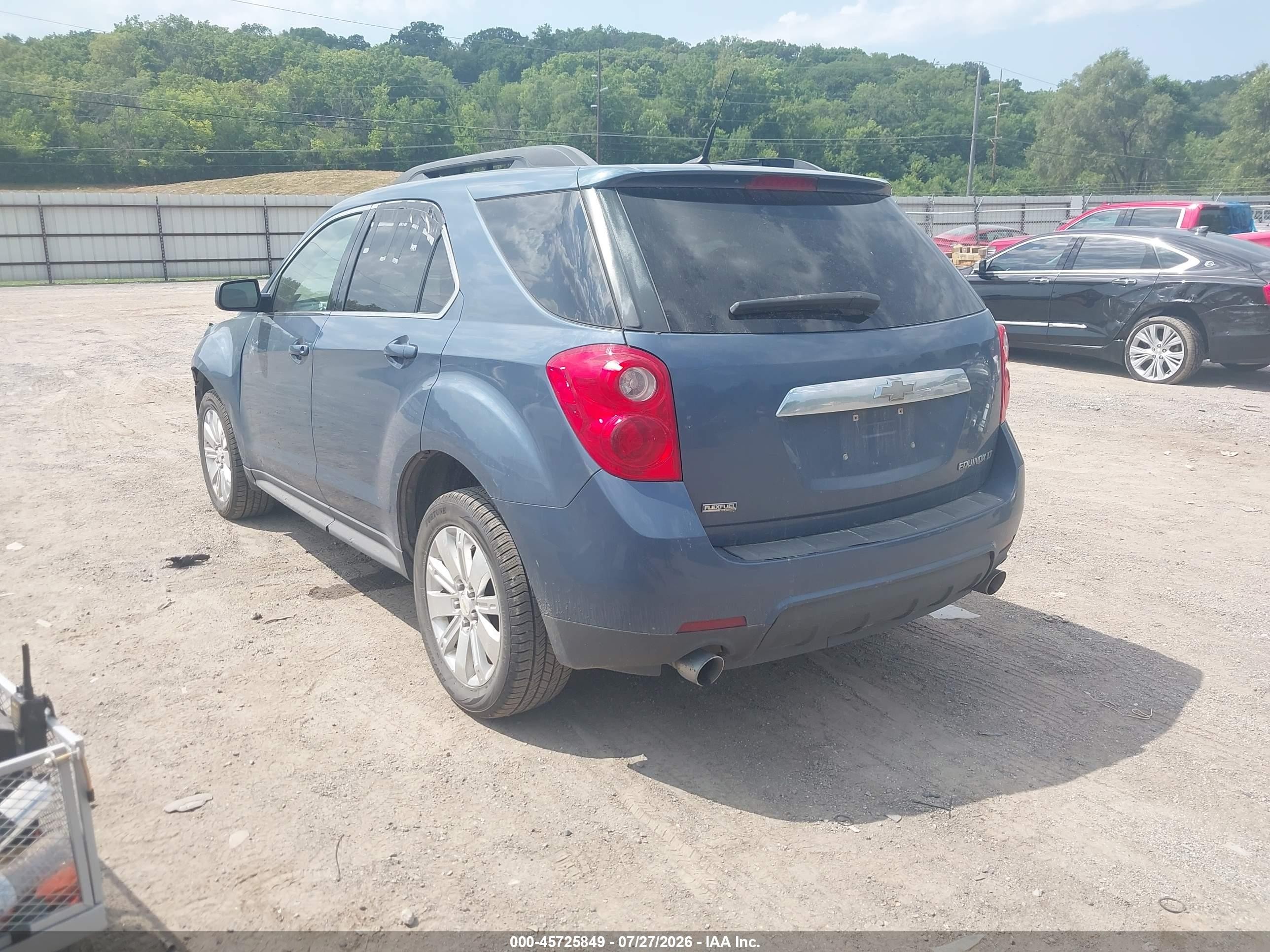 2011 Chevrolet Equinox Lt W/1lt Синий vin: 2CNFLDE5XB6222323