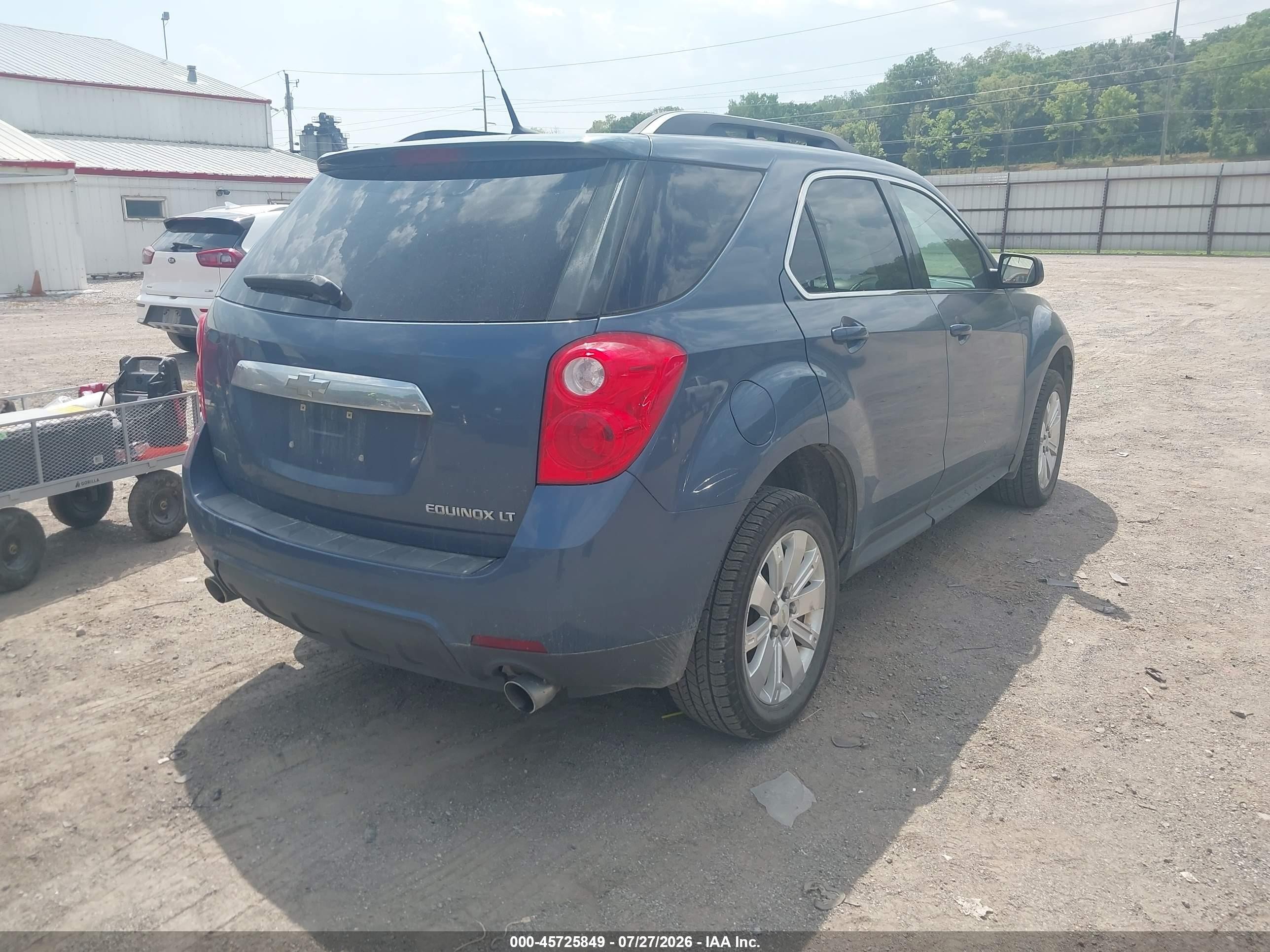 2011 Chevrolet Equinox Lt W/1lt Синий vin: 2CNFLDE5XB6222323